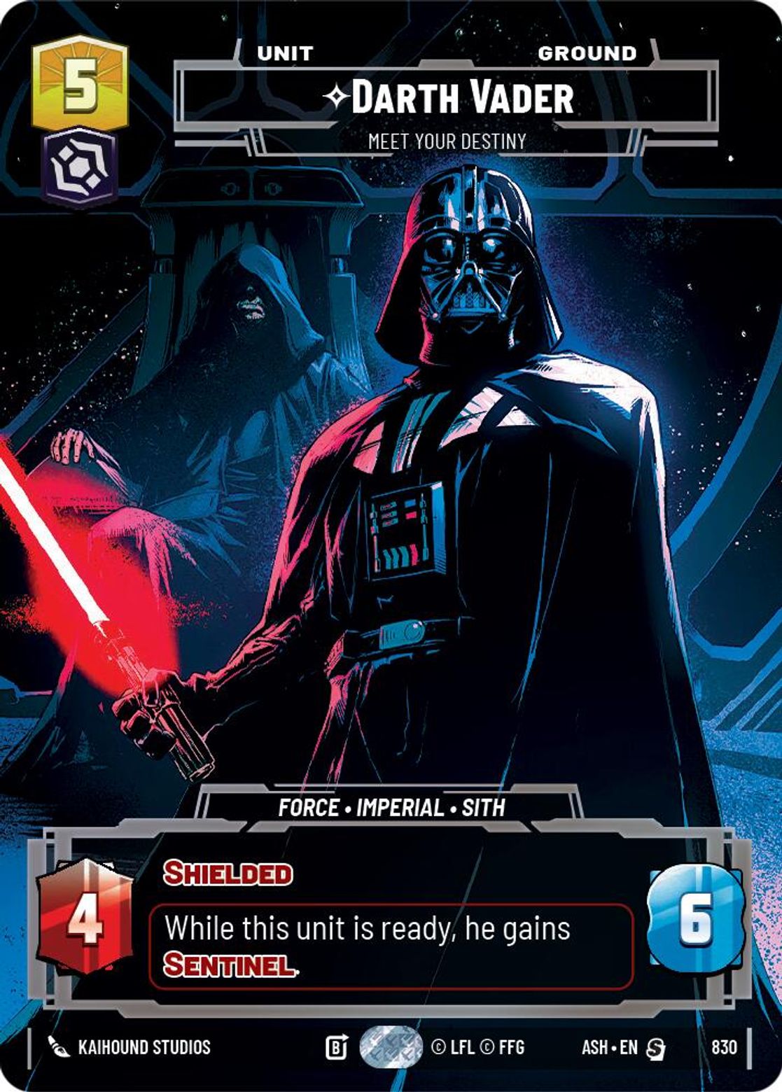 Darth Vader — Meet Your Destiny #830/264 from Ashes of the Empire