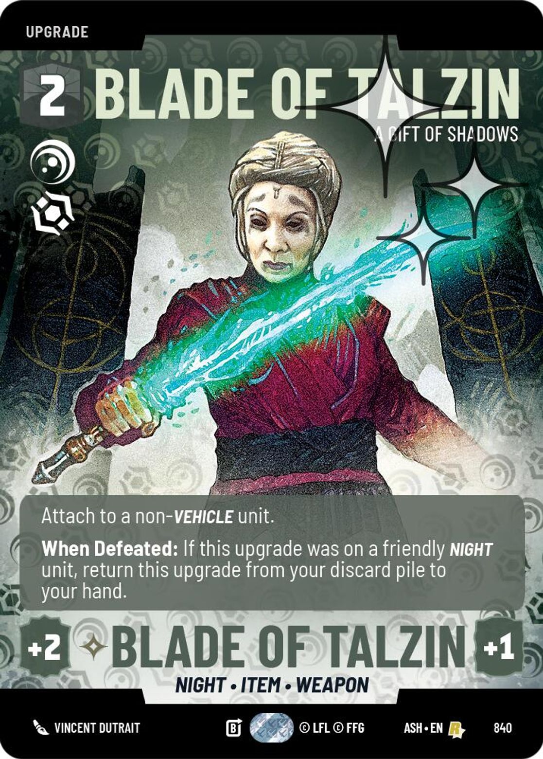 Blade of Talzin — A Gift of Shadows #840/264 from Ashes of the Empire