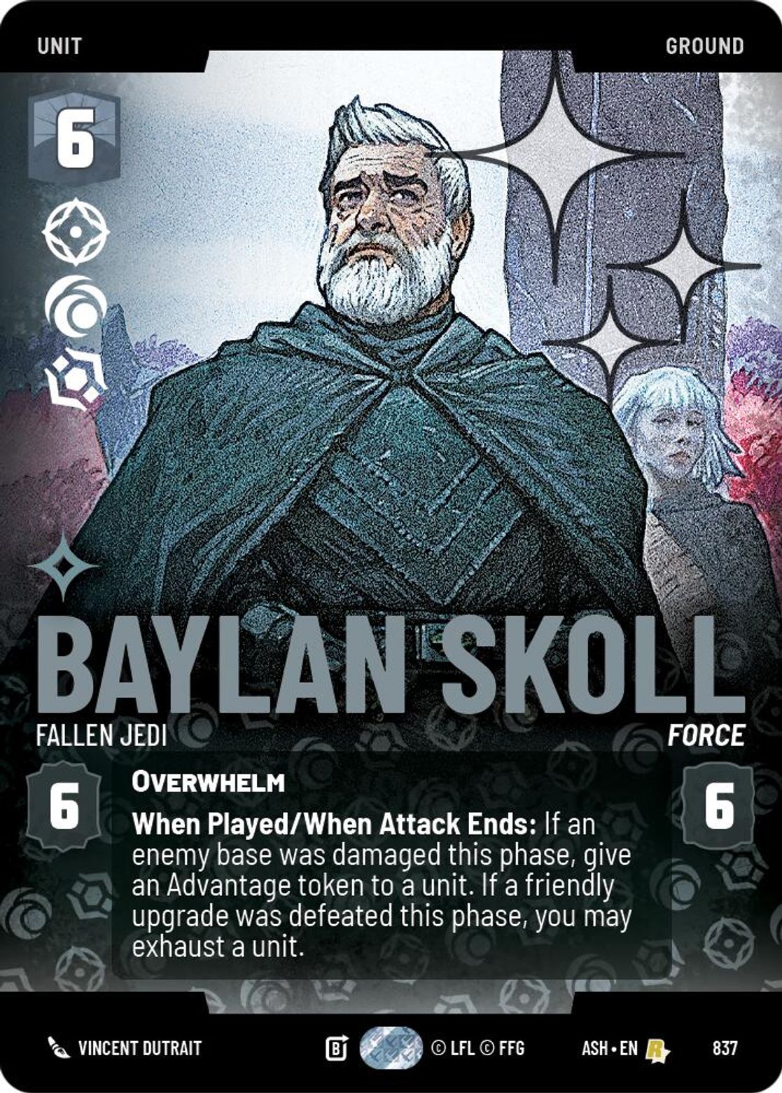 Baylan Skoll — Fallen Jedi #837/264 from Ashes of the Empire