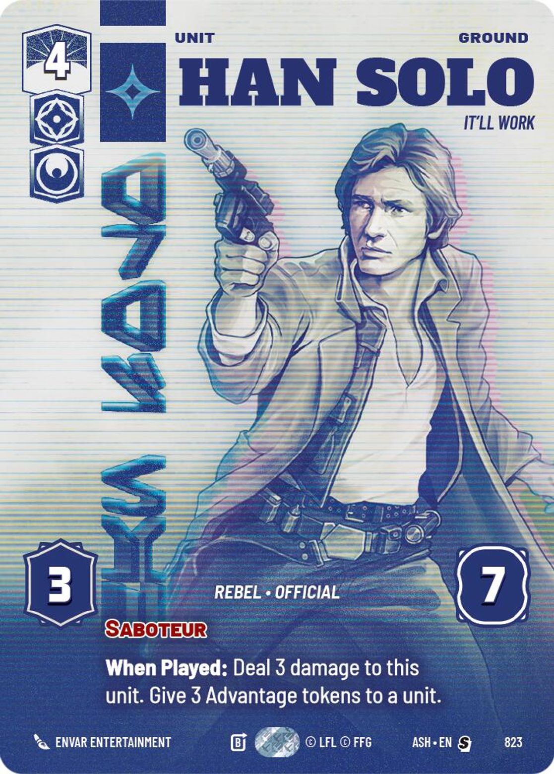 Han Solo — It'll Work #823/264 from Ashes of the Empire