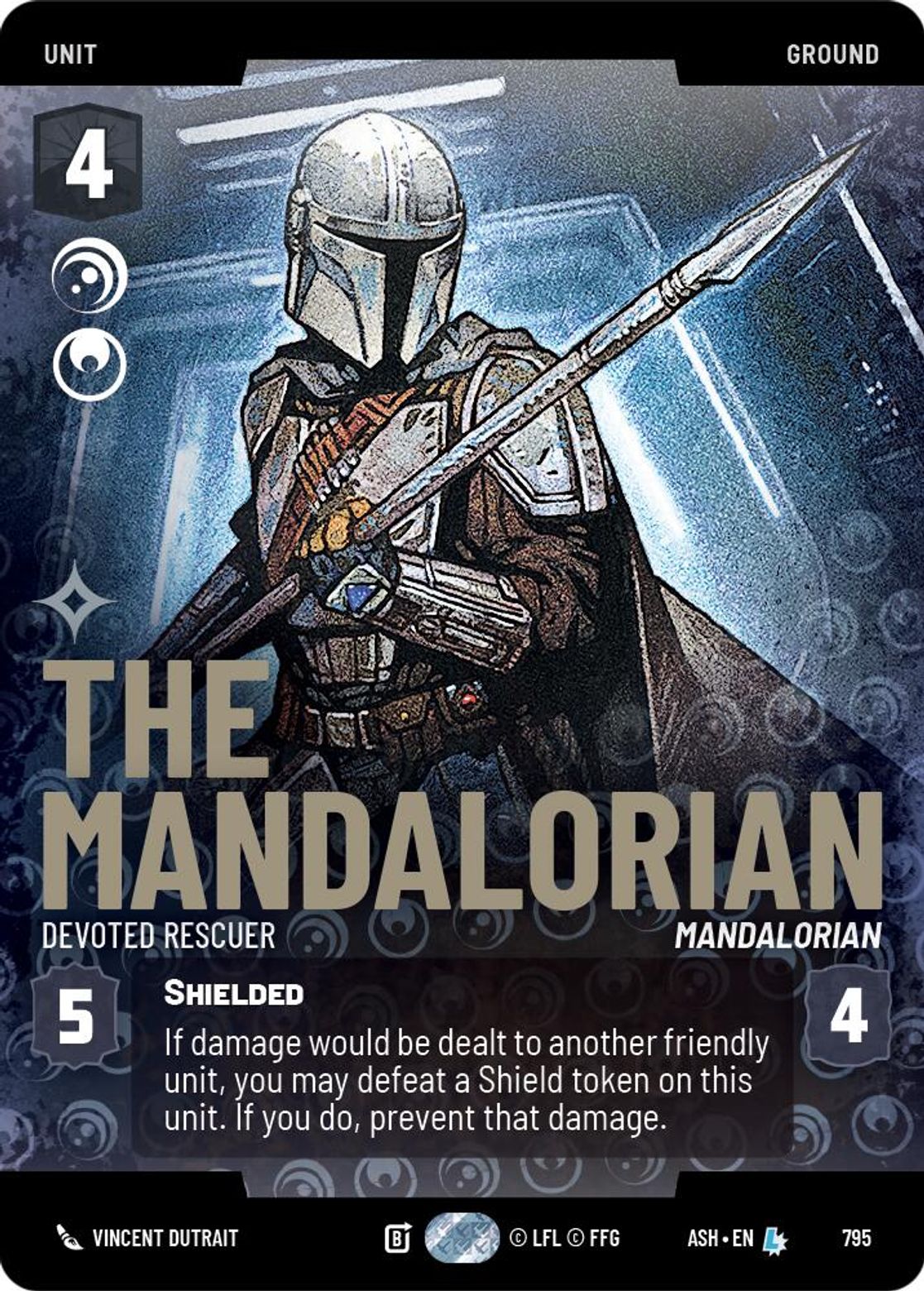 The Mandalorian — Devoted Rescuer #795/264 from Ashes of the Empire