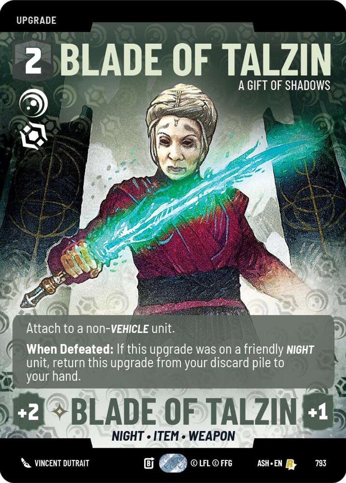 Blade of Talzin — A Gift of Shadows #793/264 from Ashes of the Empire