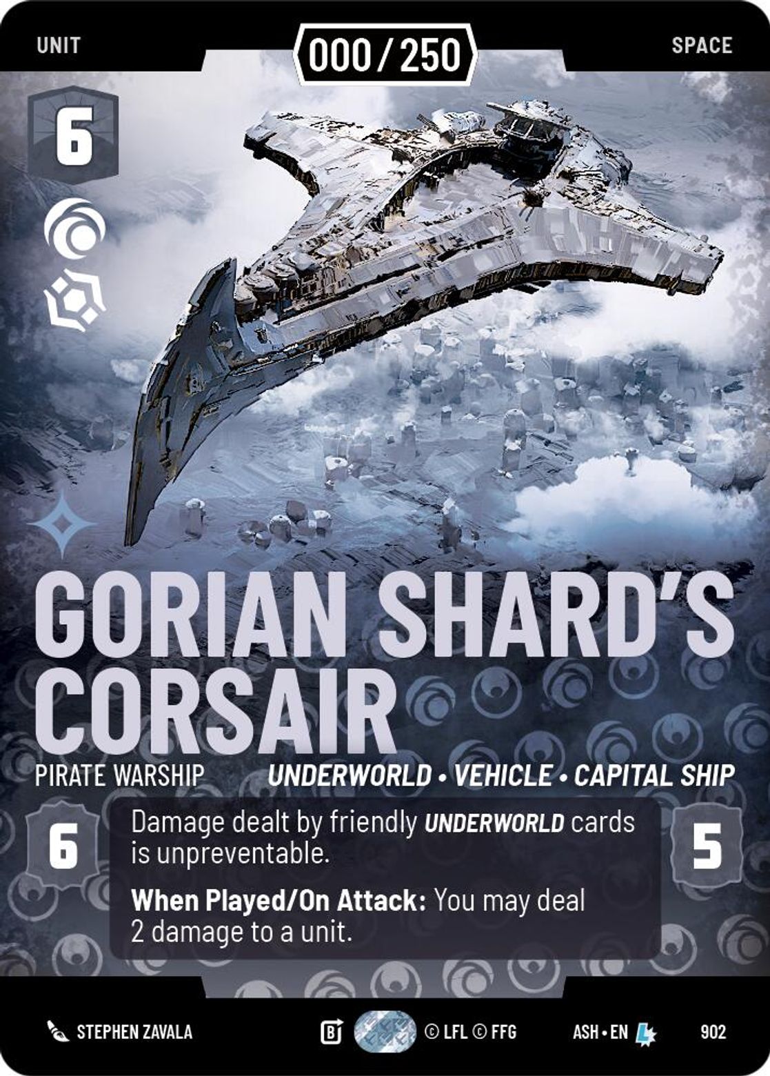 Gorian Shard's Corsair — Pirate Warship #902/264 from Ashes of the Empire