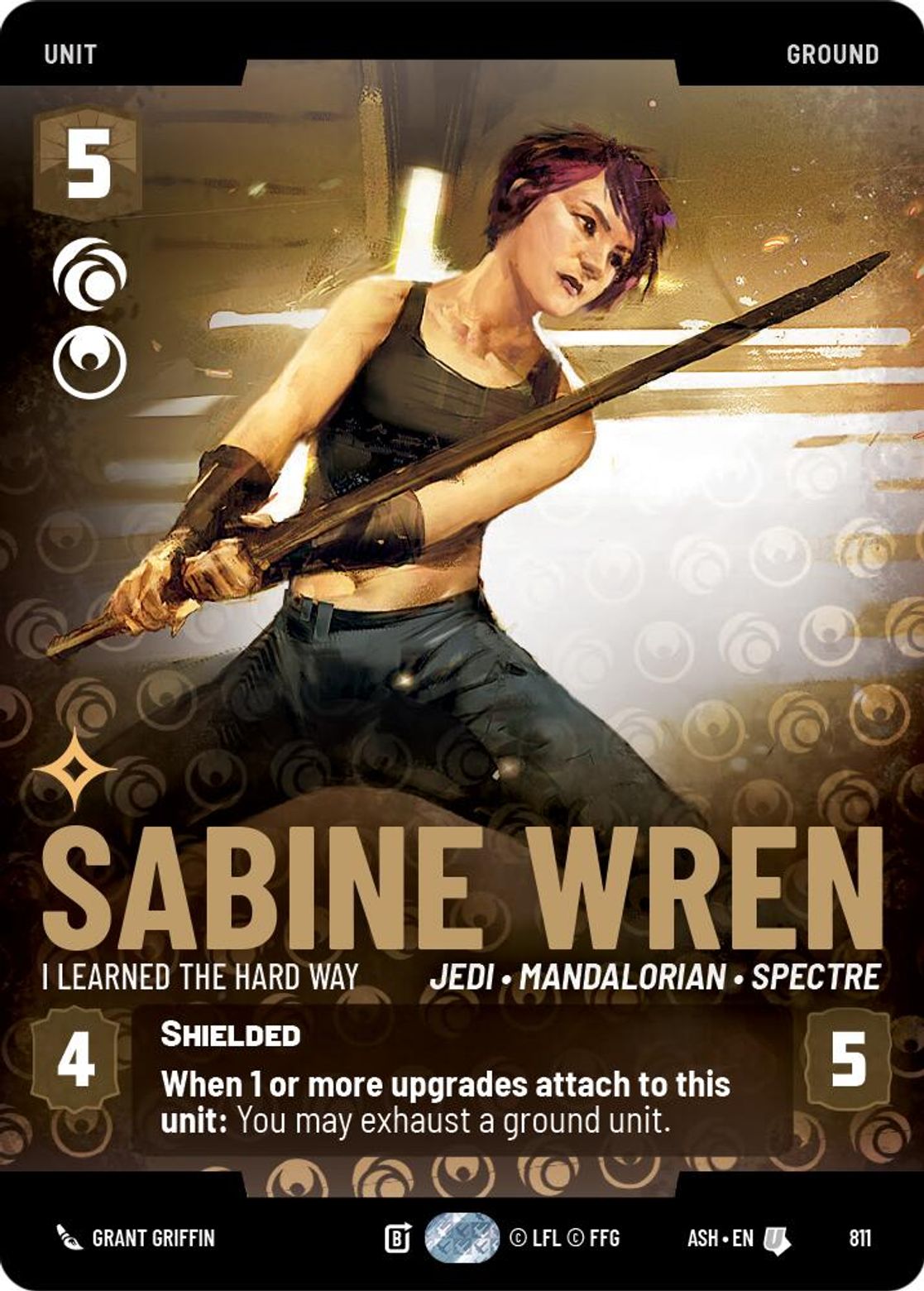 Sabine Wren — I Learned the Hard Way #811/264 from Ashes of the Empire