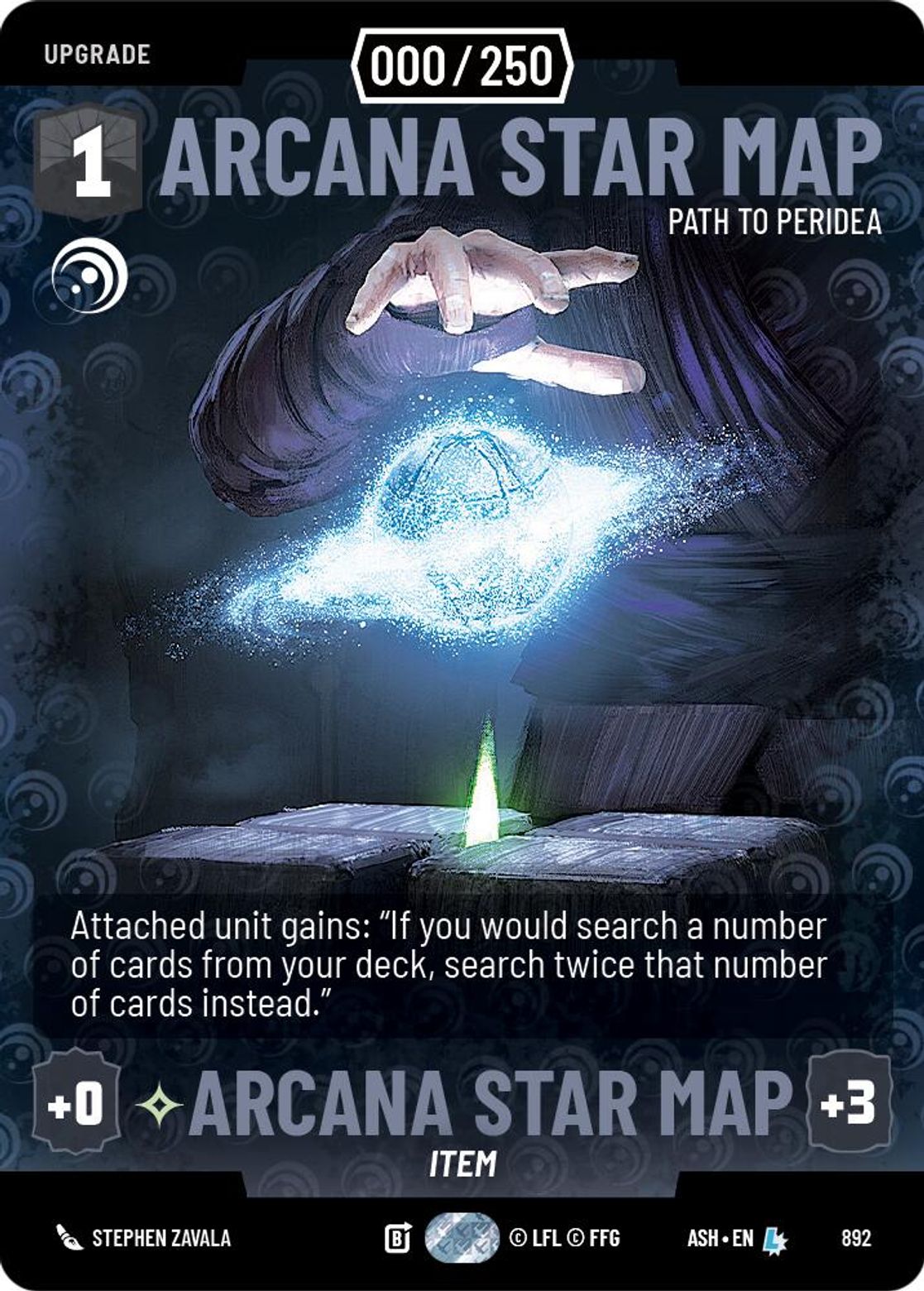 Arcana Star Map — Path to Peridea #892/264 from Ashes of the Empire