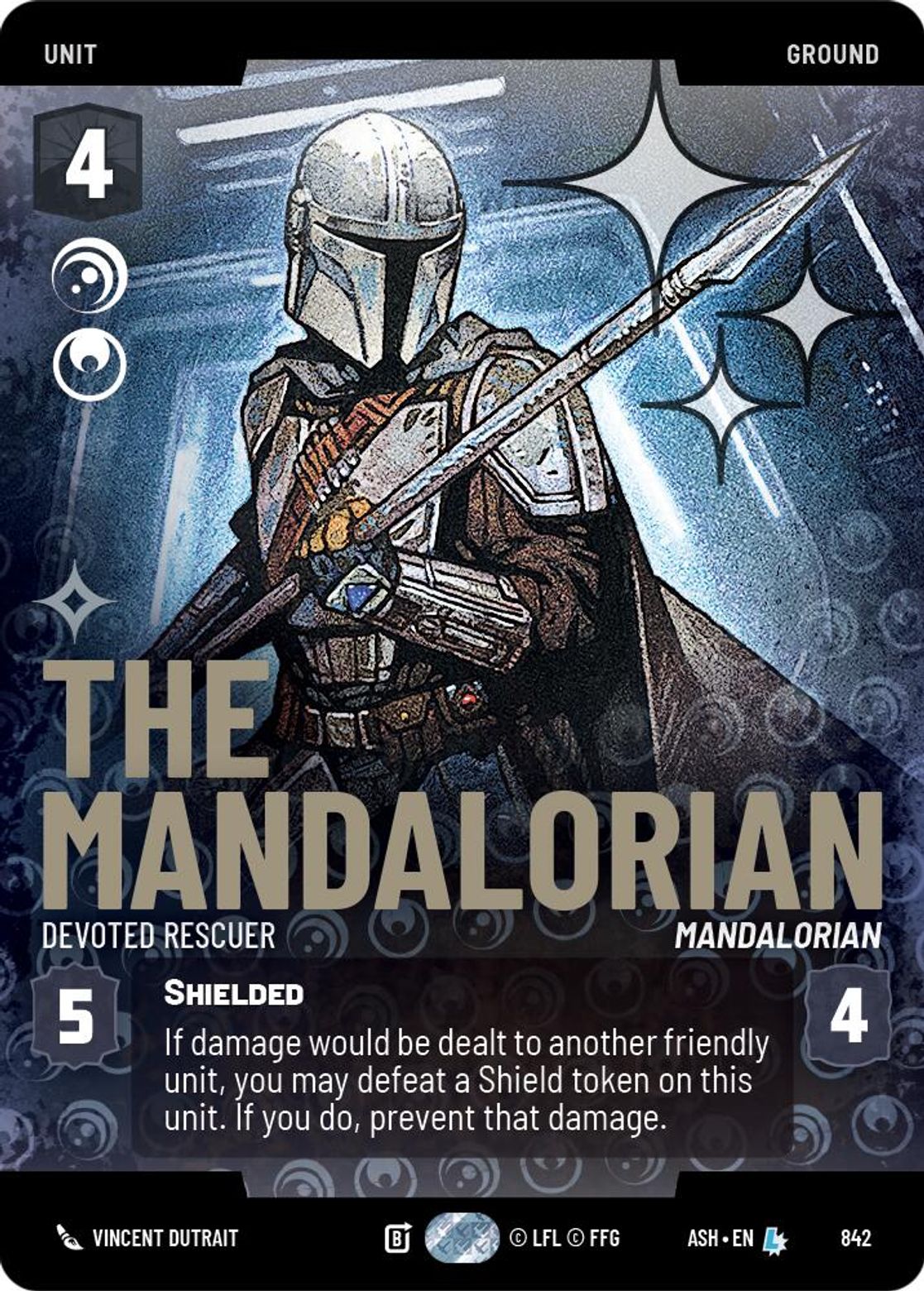 The Mandalorian — Devoted Rescuer #842/264 from Ashes of the Empire