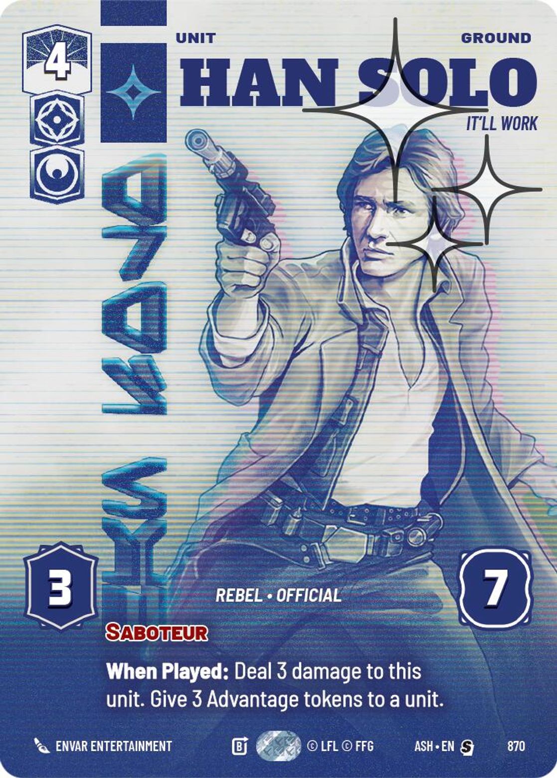 Han Solo — It'll Work #870/264 from Ashes of the Empire