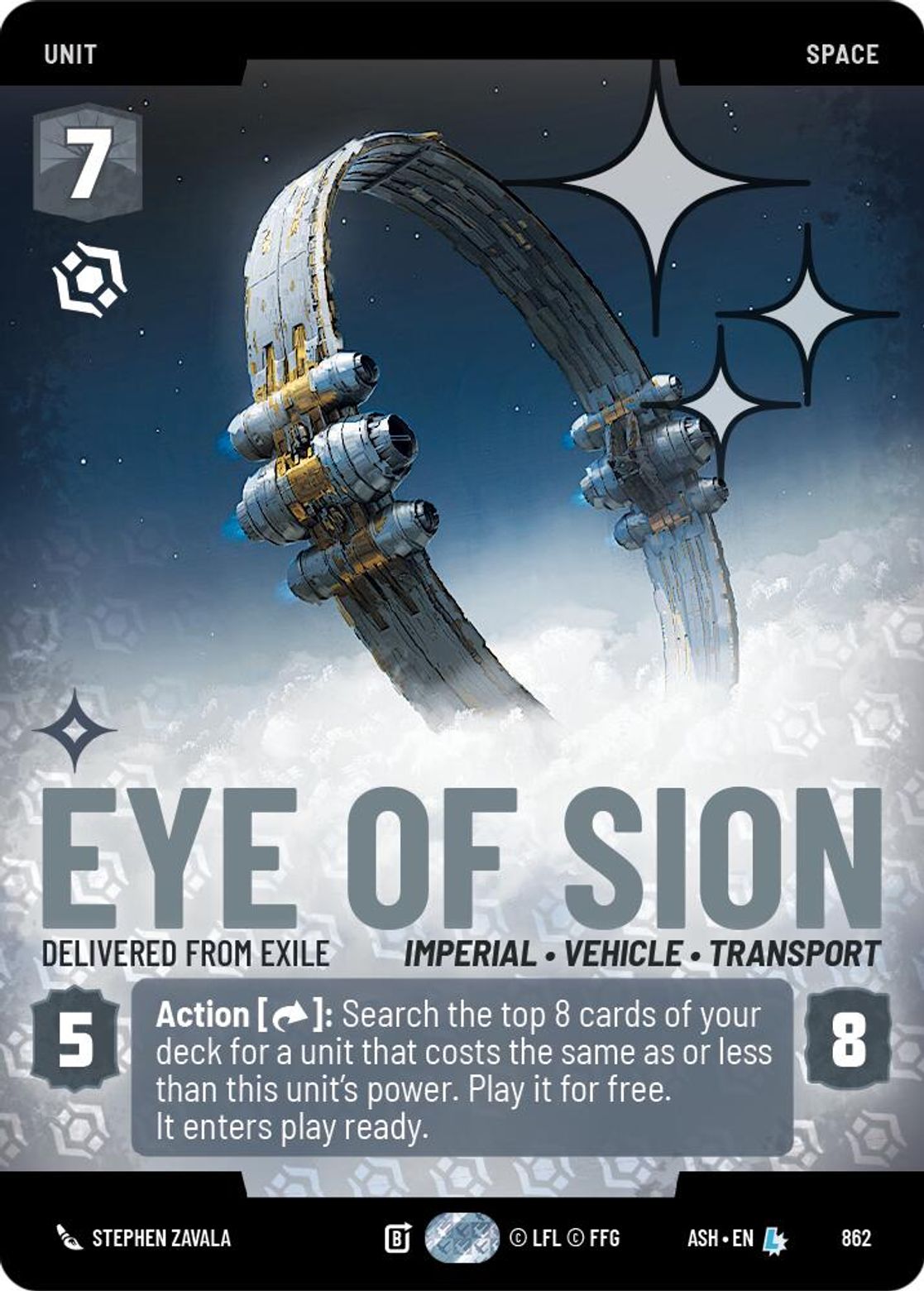 Eye of Sion — Delivered from Exile #862/264 from Ashes of the Empire
