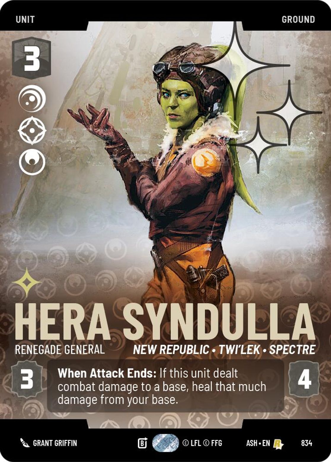Hera Syndulla — Renegade General #834/264 from Ashes of the Empire