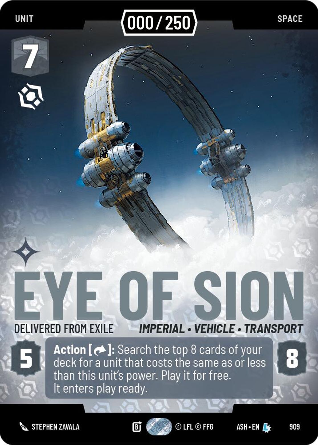 Eye of Sion — Delivered from Exile #909/264 from Ashes of the Empire