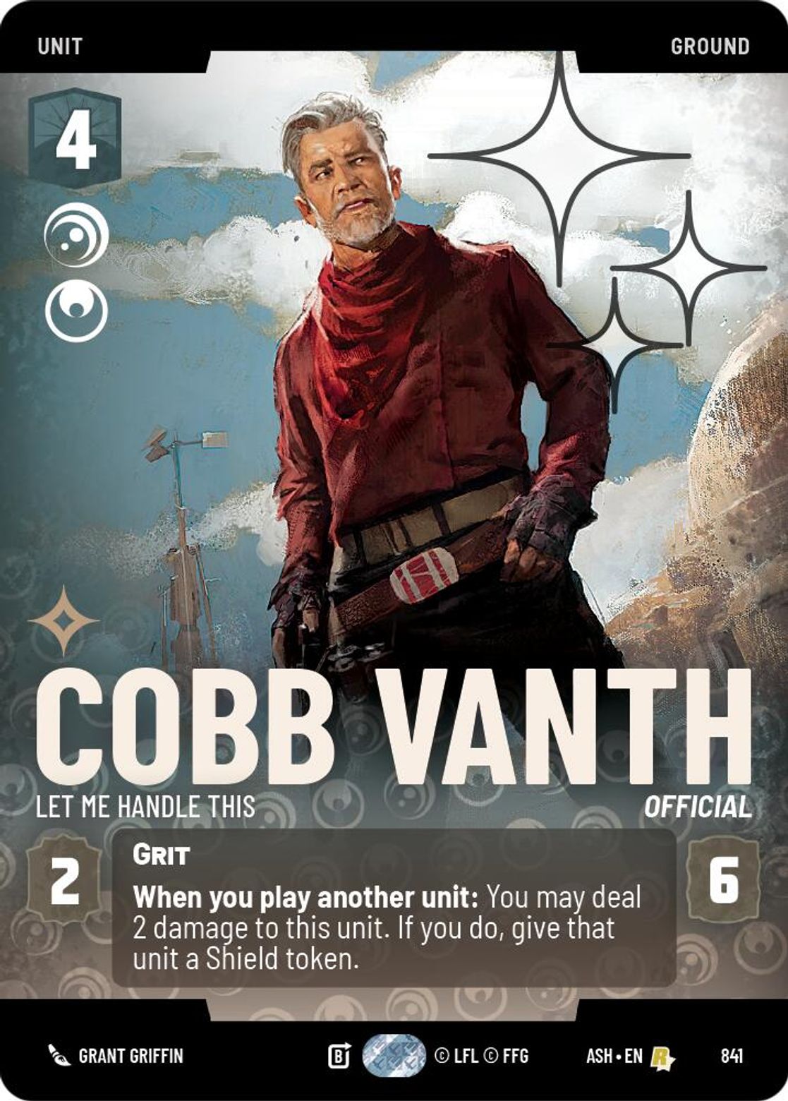 Cobb Vanth — Let Me Handle This #841/264 from Ashes of the Empire