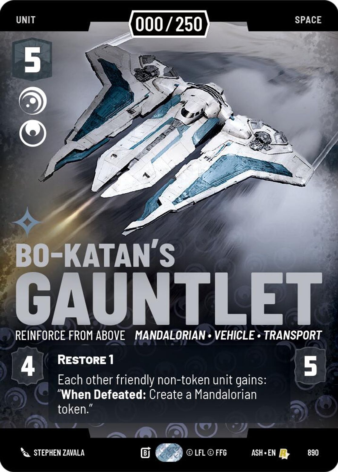 Bo-Katan's Gauntlet — Reinforce from Above #890/264 from Ashes of the Empire