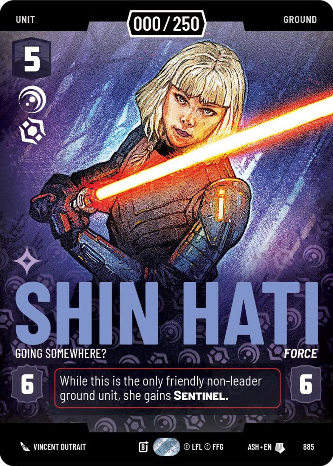 Shin Hati — Going Somewhere? #885/264 from Ashes of the Empire