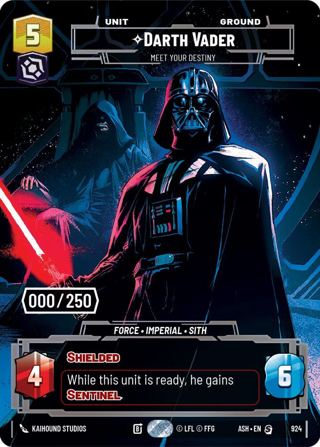 Darth Vader — Meet Your Destiny #924/264 from Ashes of the Empire