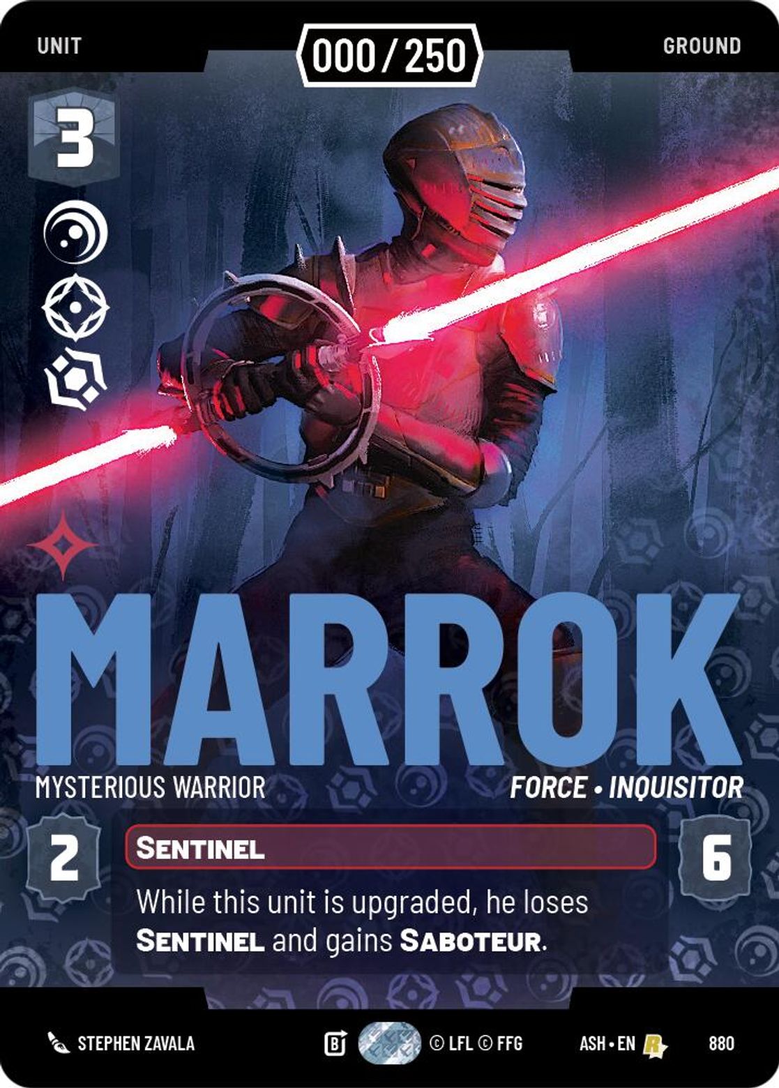 Marrok — Mysterious Warrior #880/264 from Ashes of the Empire