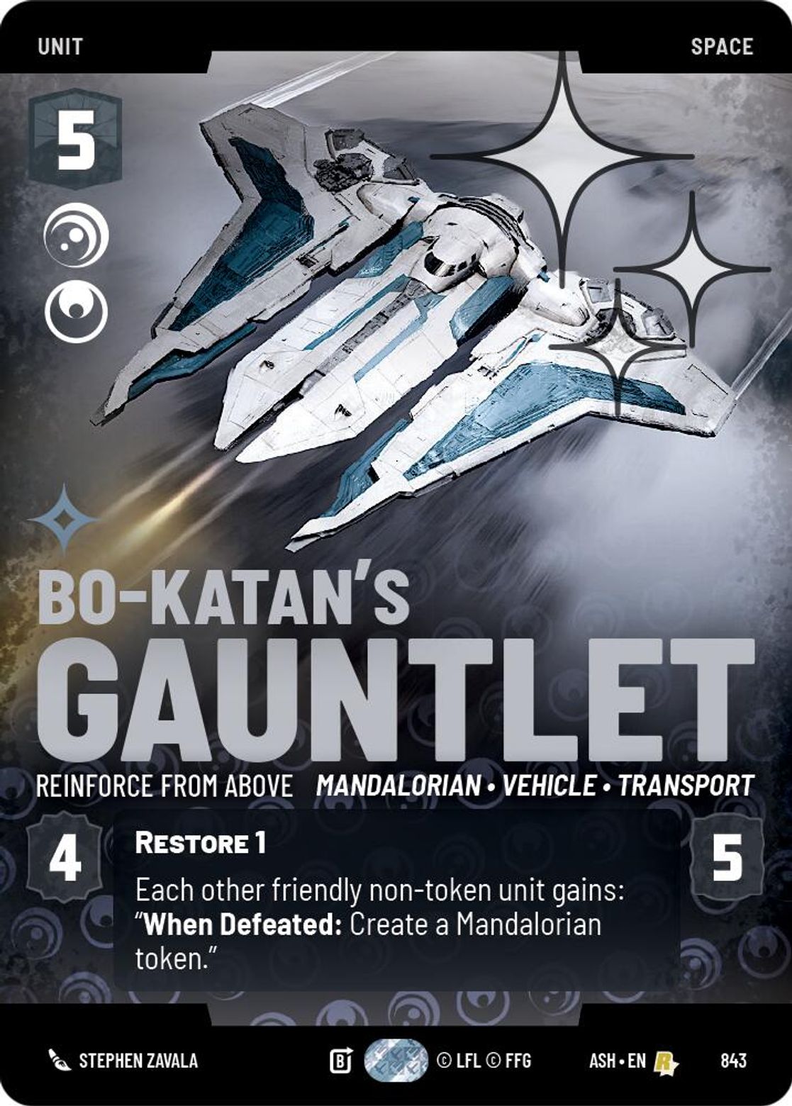 Bo-Katan's Gauntlet — Reinforce from Above #843/264 from Ashes of the Empire