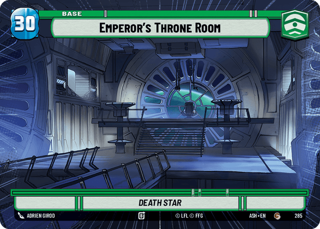 Emperor's Throne Room — Death Star #285/264 from Ashes of the Empire