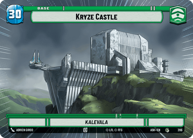 Kryze Castle — Kalevala #286/264 from Ashes of the Empire