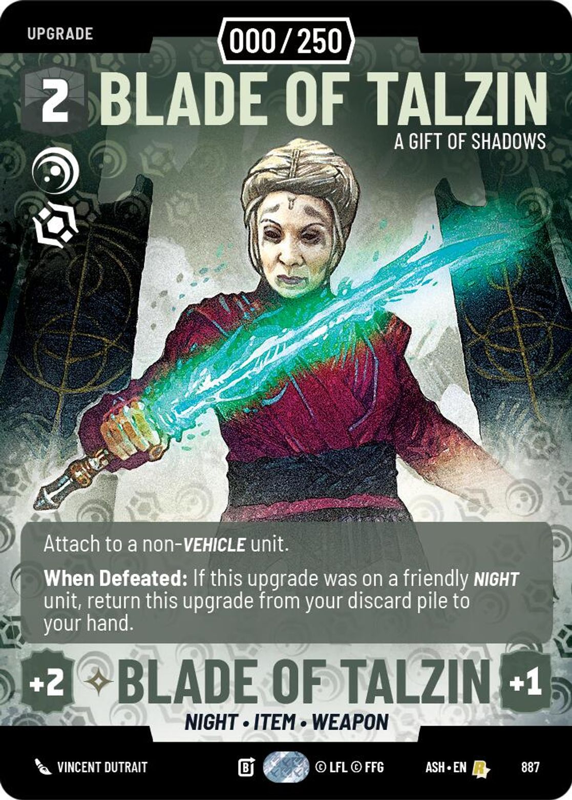 Blade of Talzin — A Gift of Shadows #887/264 from Ashes of the Empire