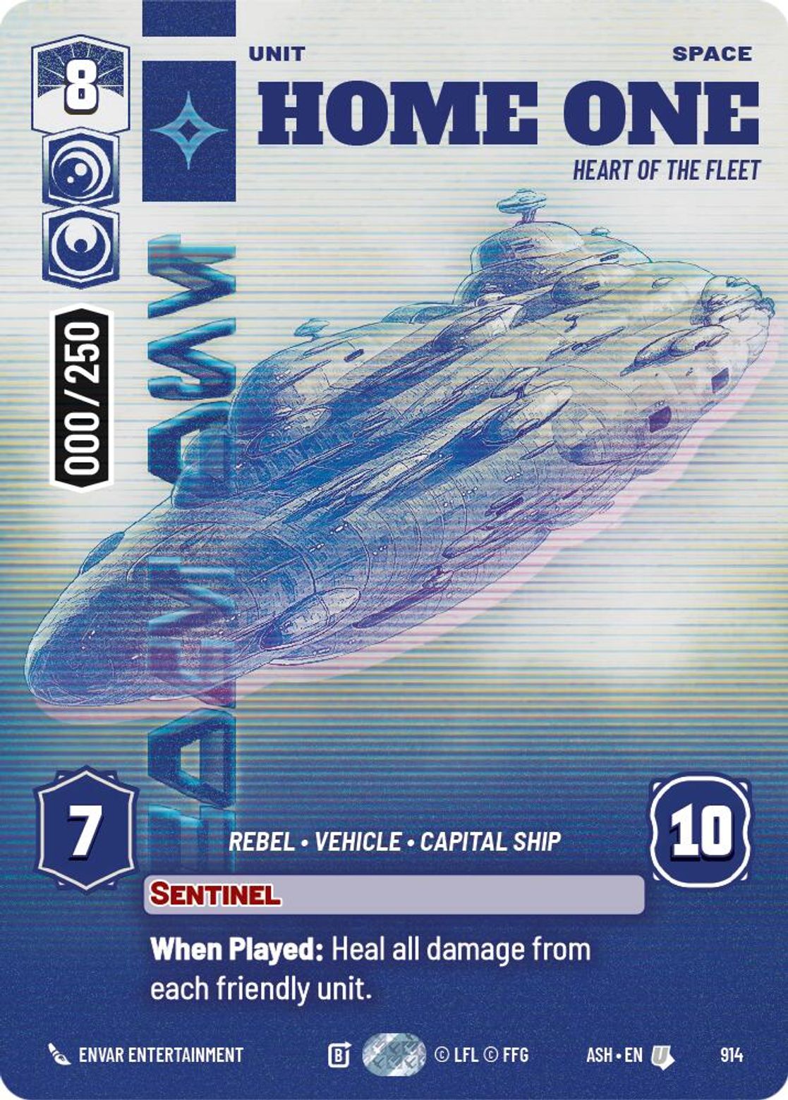 Home One — Heart of the Fleet #914/264 from Ashes of the Empire