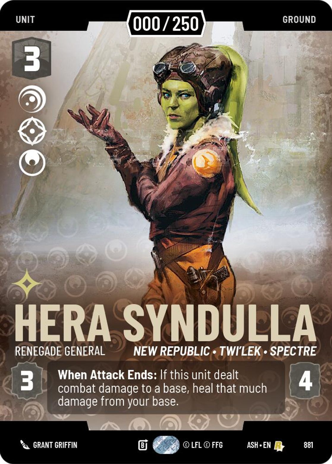 Hera Syndulla — Renegade General #881/264 from Ashes of the Empire