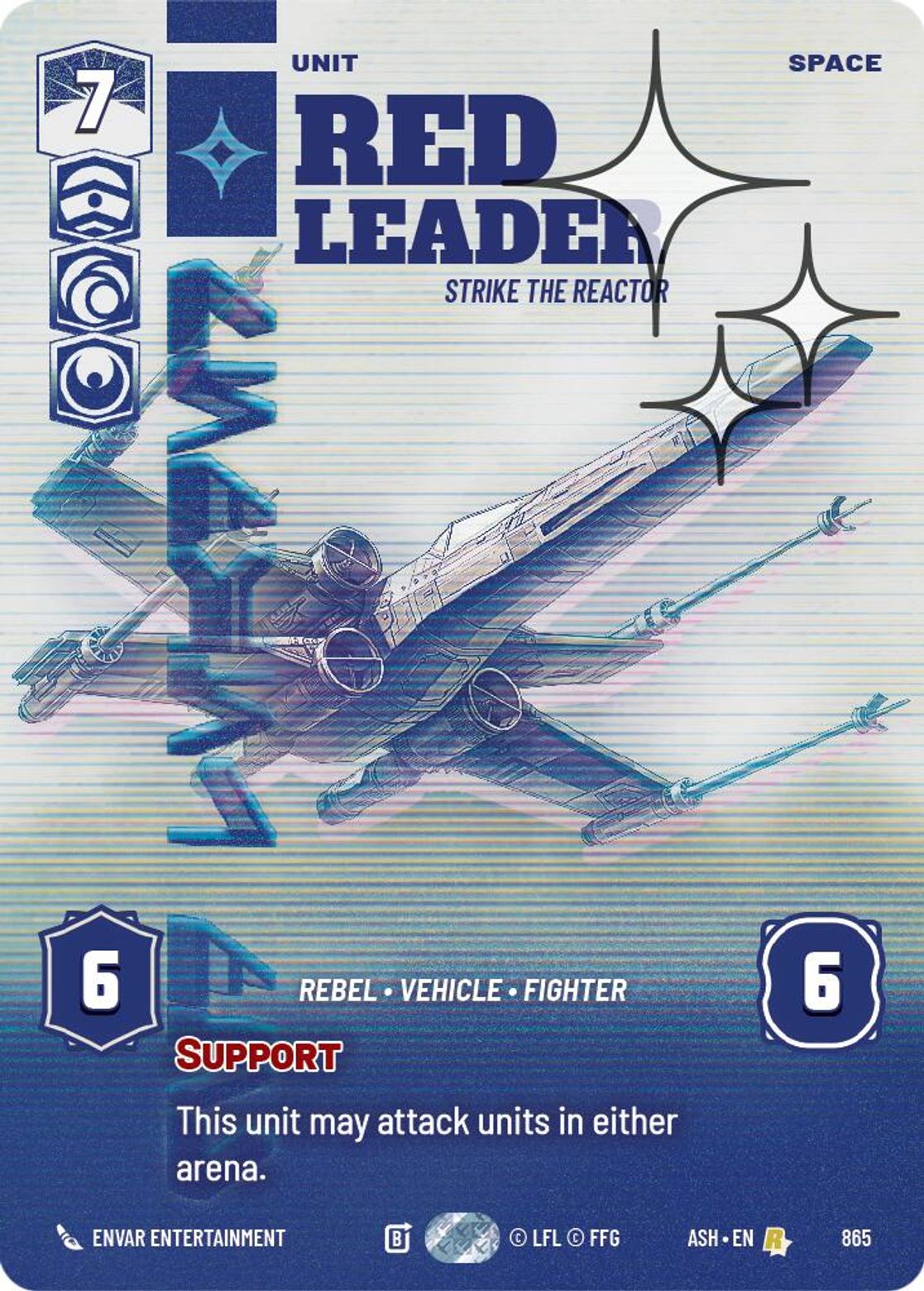 Red Leader — Strike the Reactor #865/264 from Ashes of the Empire