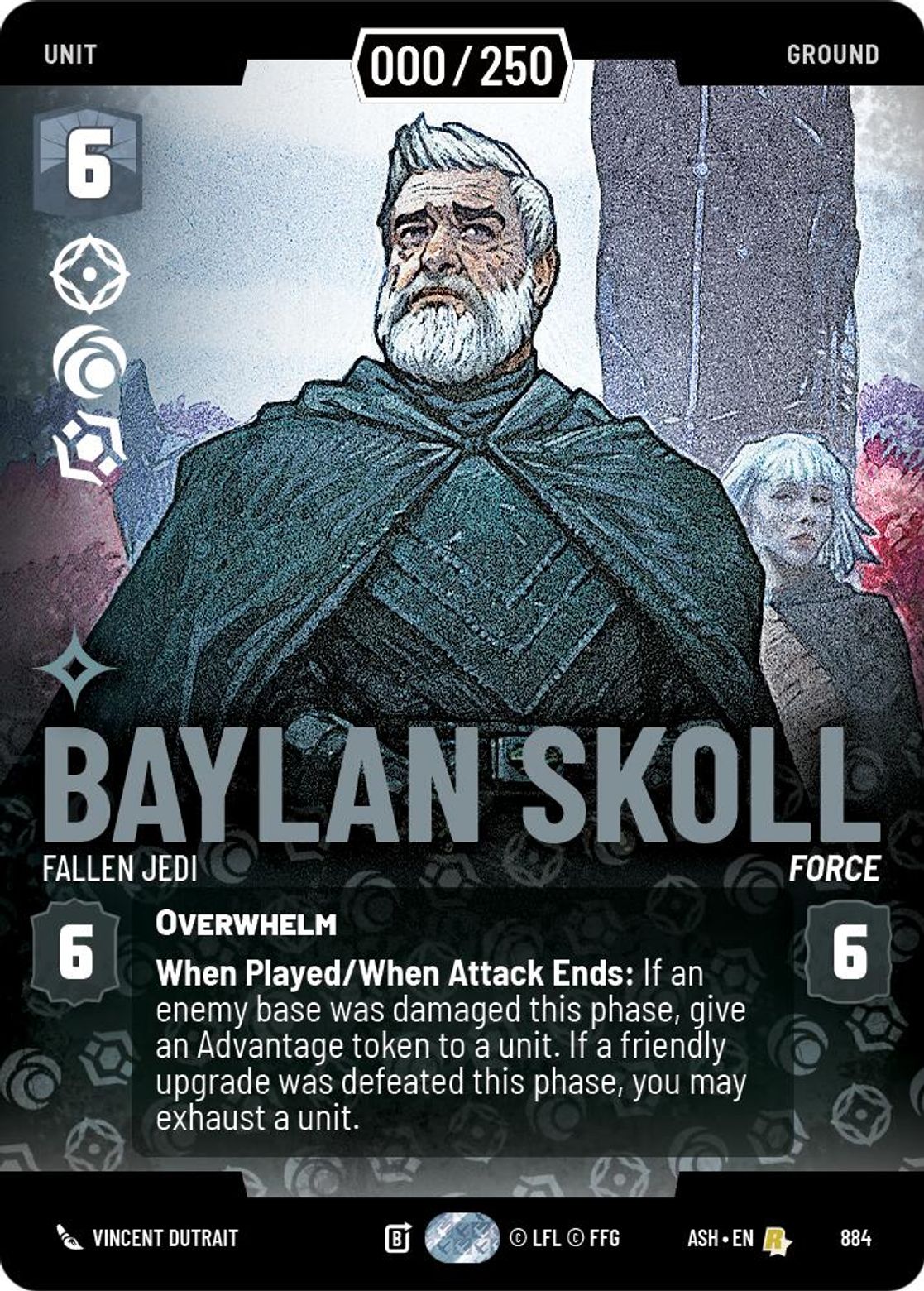 Baylan Skoll — Fallen Jedi #884/264 from Ashes of the Empire