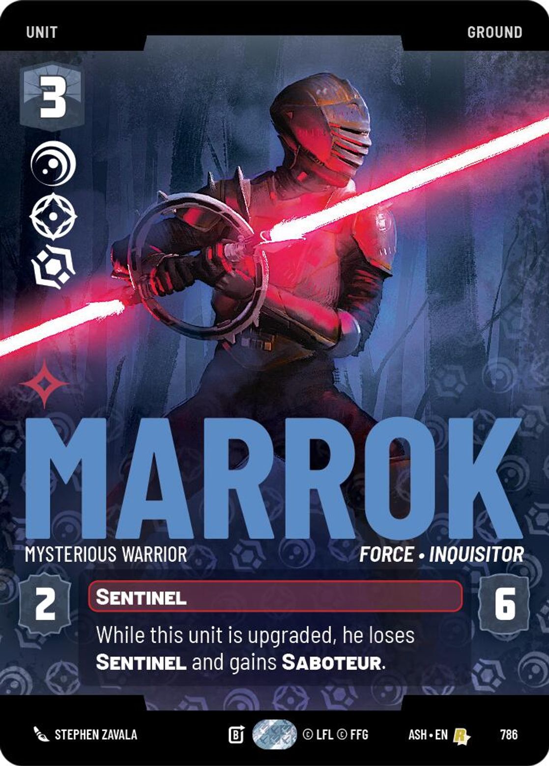 Marrok — Mysterious Warrior #786/264 from Ashes of the Empire