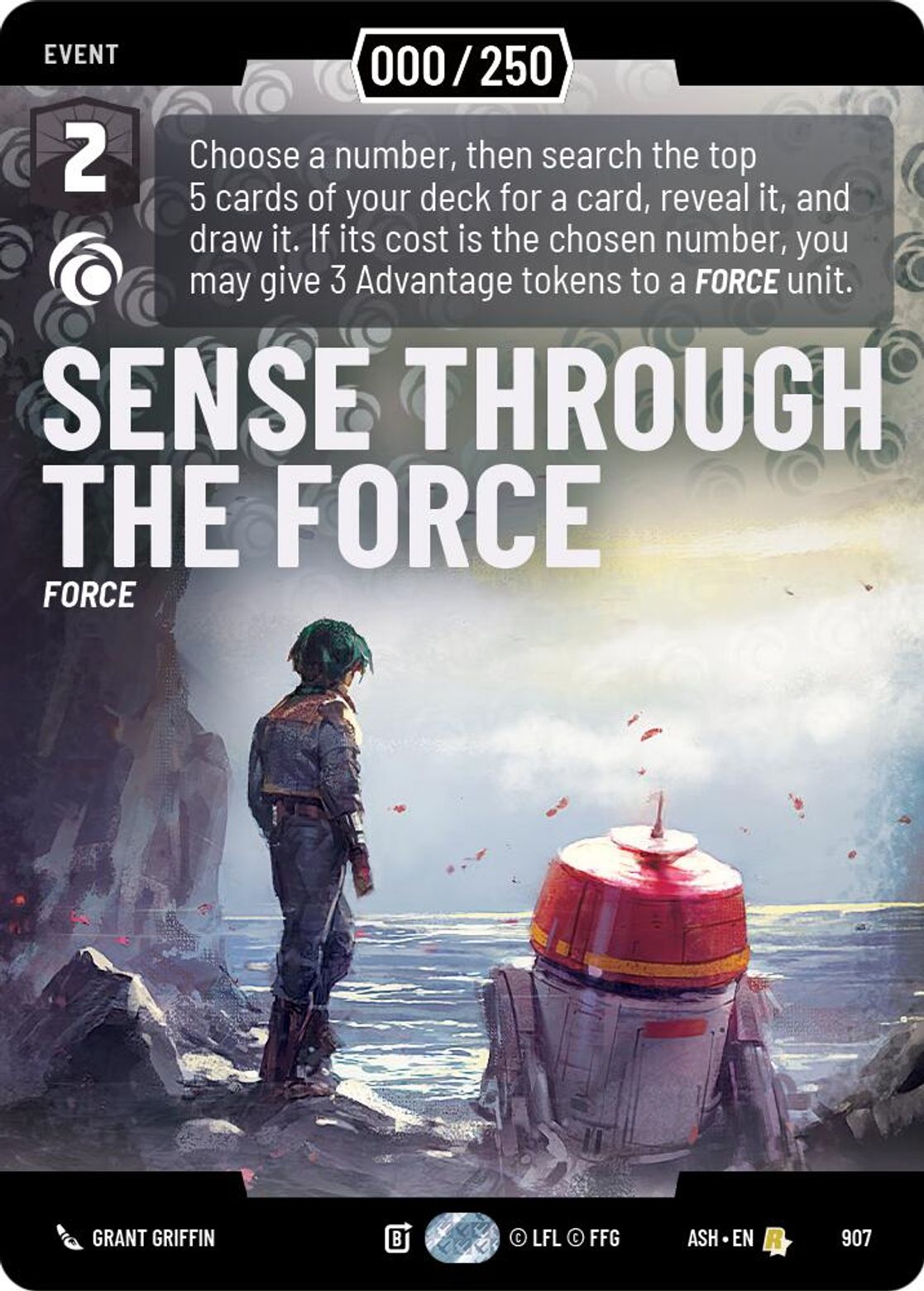 Sense Through the Force #907/264 from Ashes of the Empire