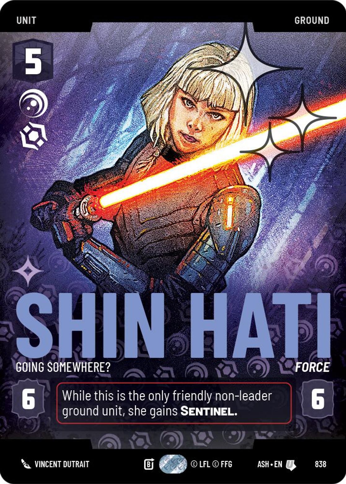 Shin Hati — Going Somewhere? #838/264 from Ashes of the Empire