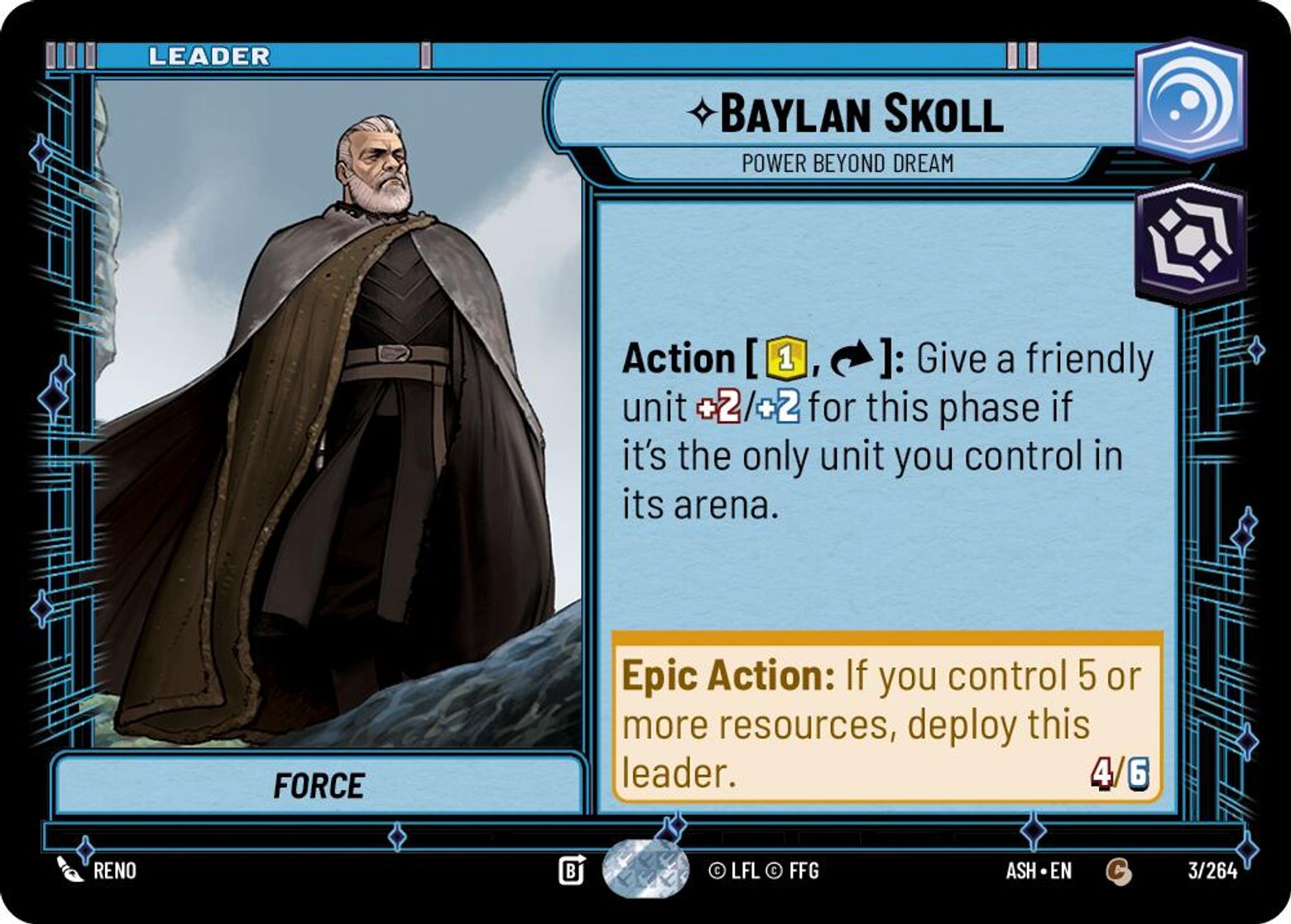 Baylan Skoll — Power Beyond Dream #003/264 from Ashes of the Empire
