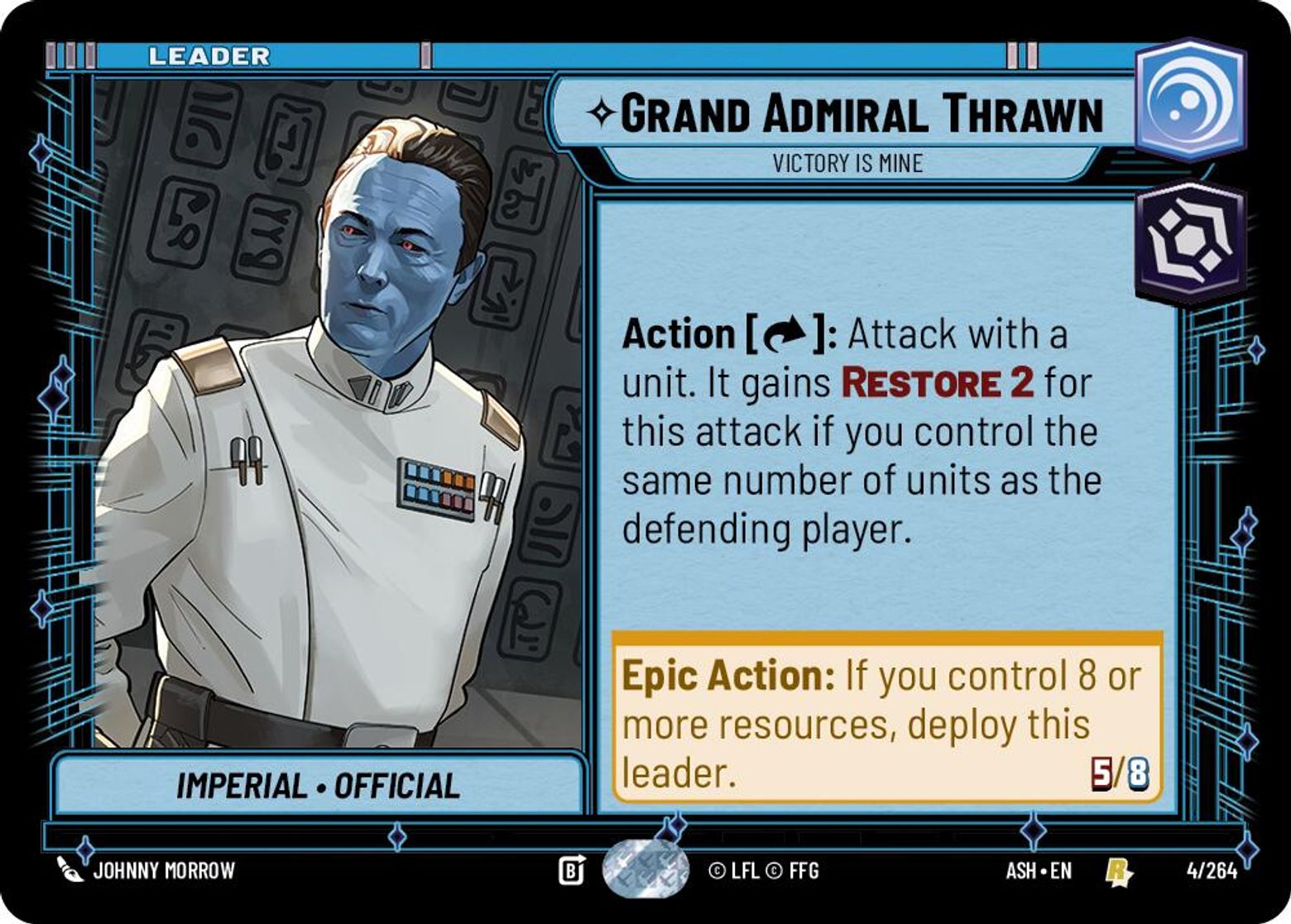Grand Admiral Thrawn — Victory is Mine #004/264 from Ashes of the Empire