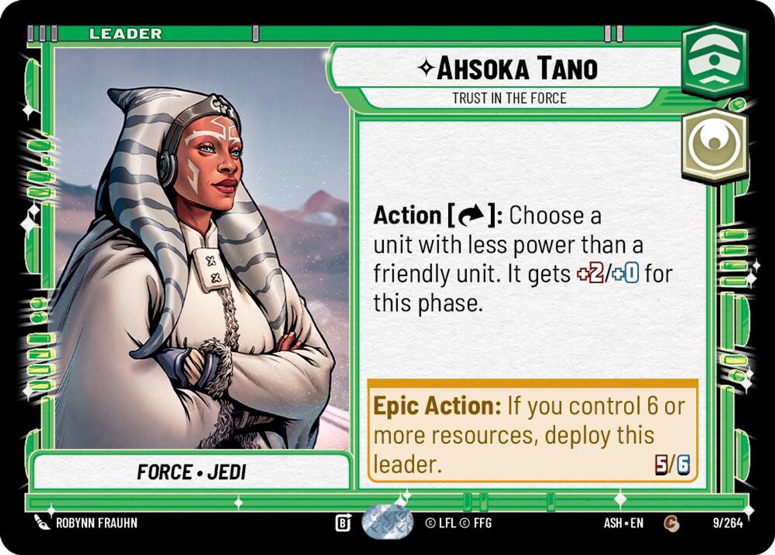 Ahsoka Tano — Trust in the Force #009/264 from Ashes of the Empire
