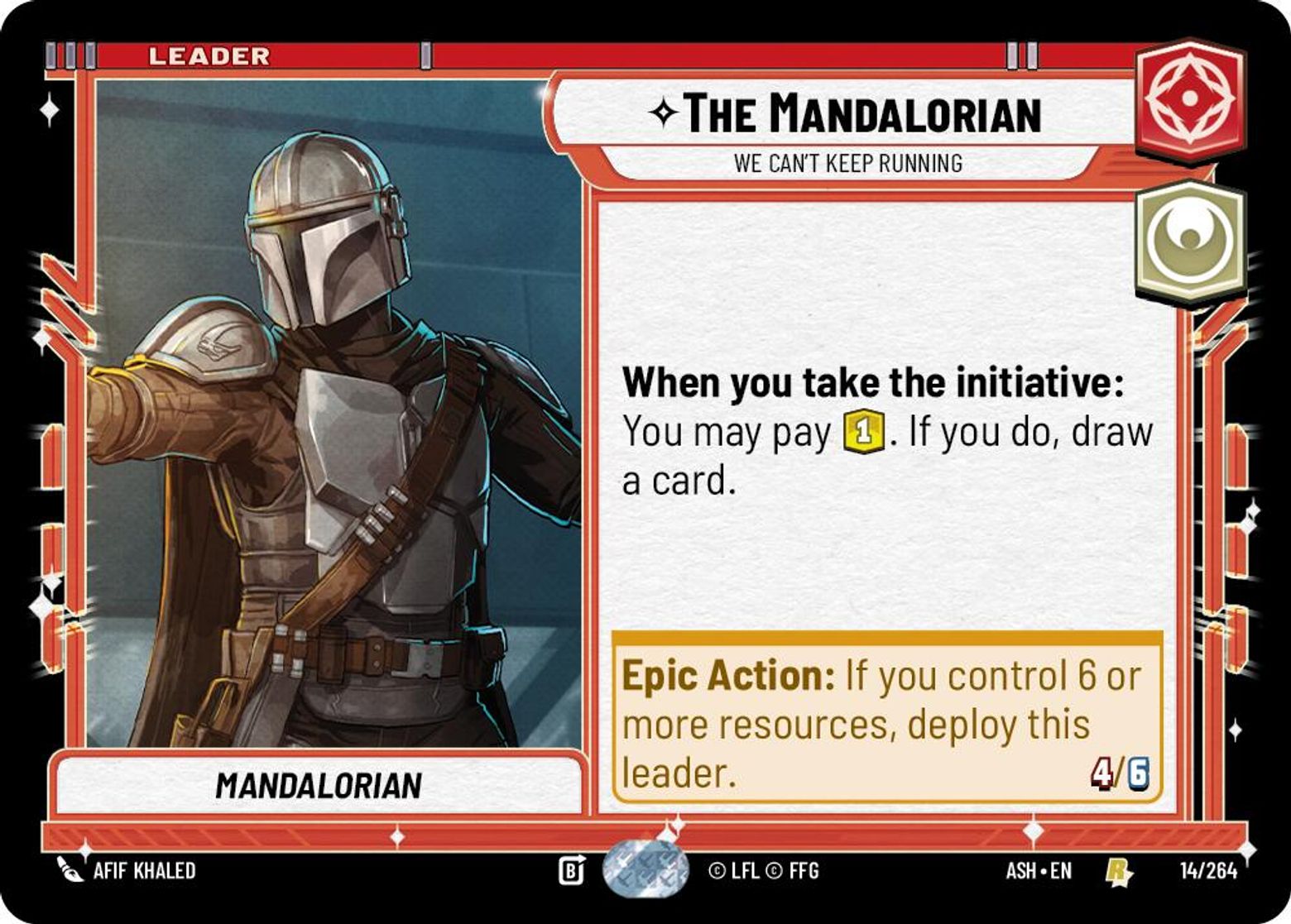 The Mandalorian — We Can't Keep Running #014/264 from Ashes of the Empire