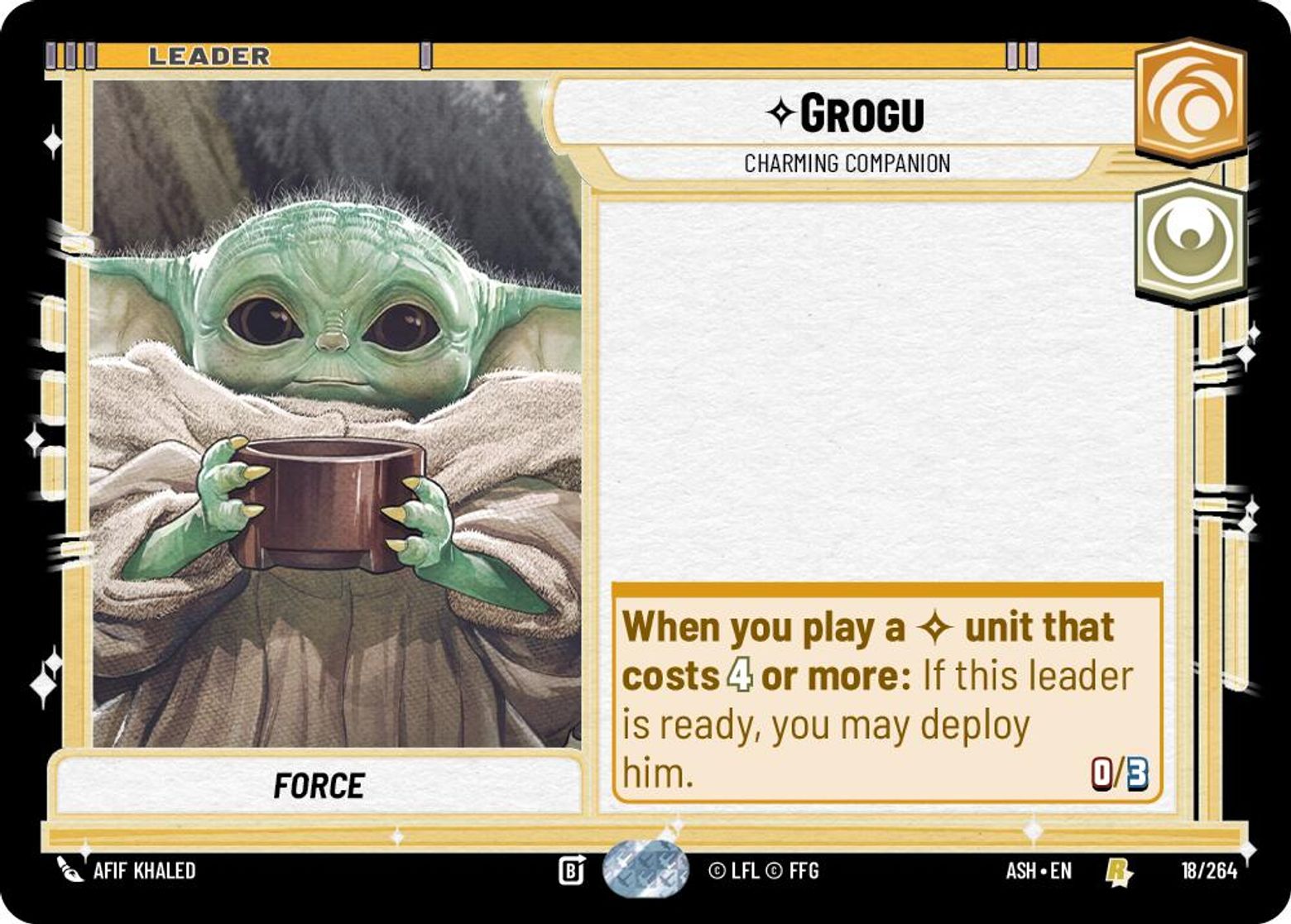Grogu — Charming Companion #018/264 from Ashes of the Empire