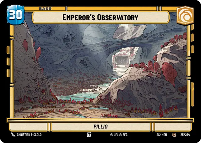 Emperor's Observatory — Pillio #025/264 from Ashes of the Empire