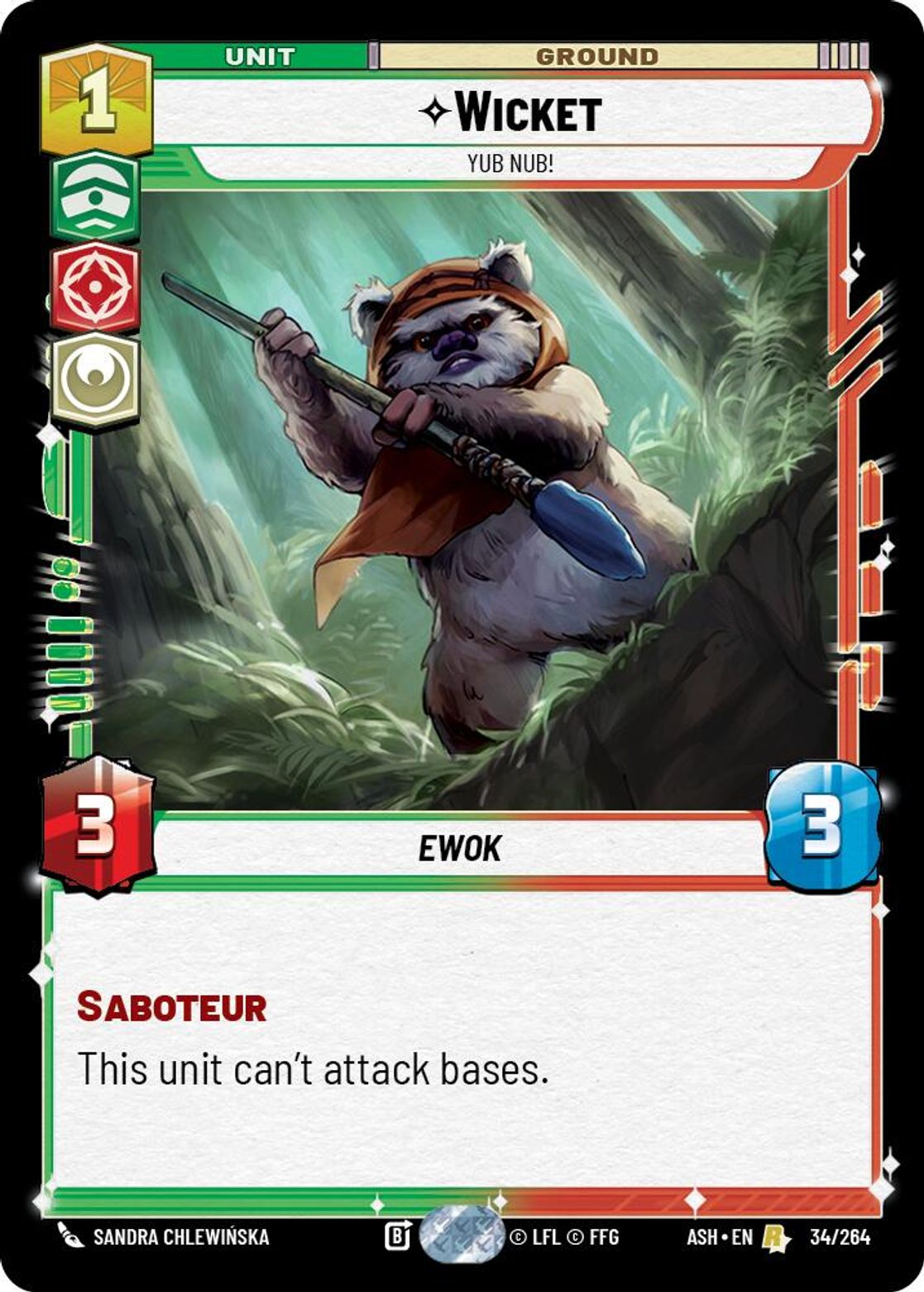 Wicket — Yub Nub! #034/264 from Ashes of the Empire