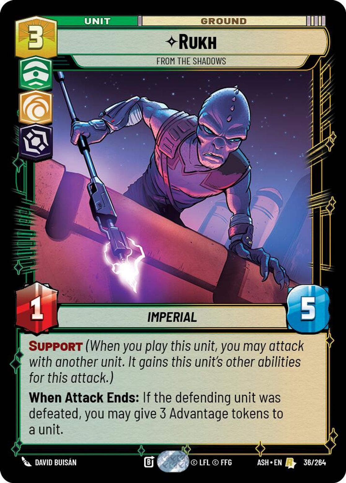 Rukh — From the Shadows #036/264 from Ashes of the Empire