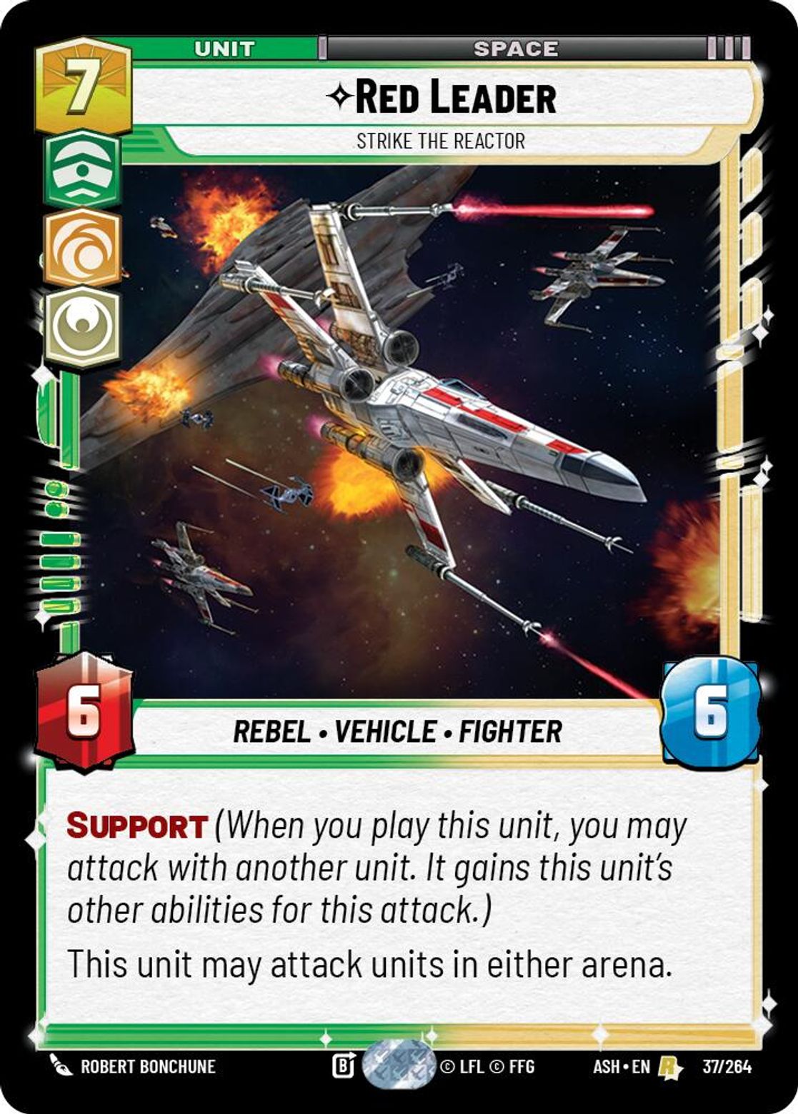 Red Leader — Strike the Reactor #037/264 from Ashes of the Empire