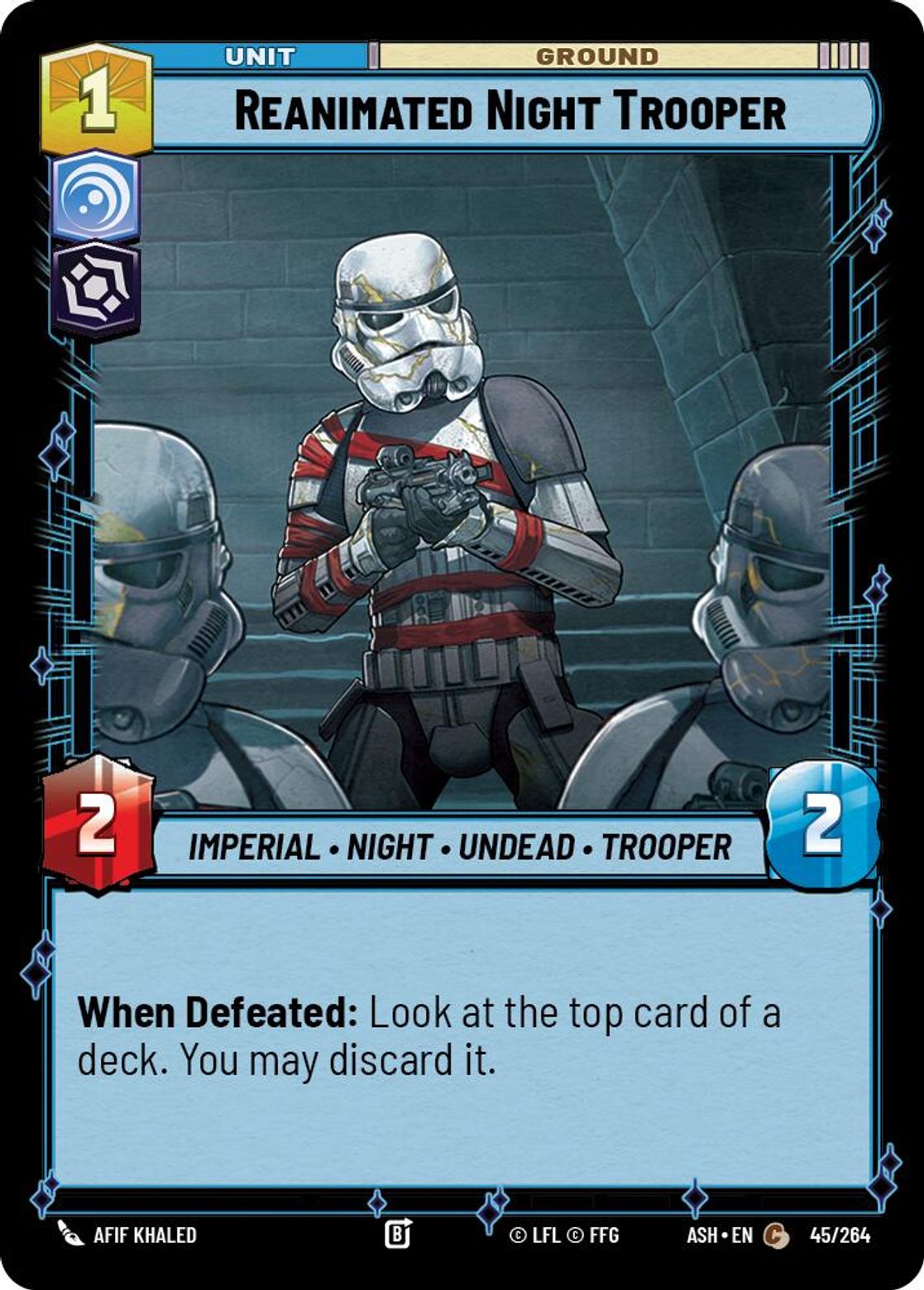 Reanimated Night Trooper #045/264 from Ashes of the Empire