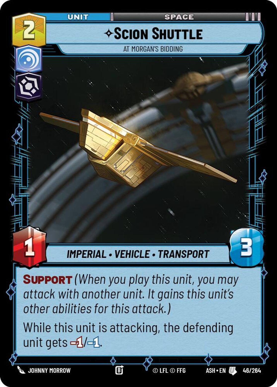 Scion Shuttle — At Morgan's Bidding #046/264 from Ashes of the Empire