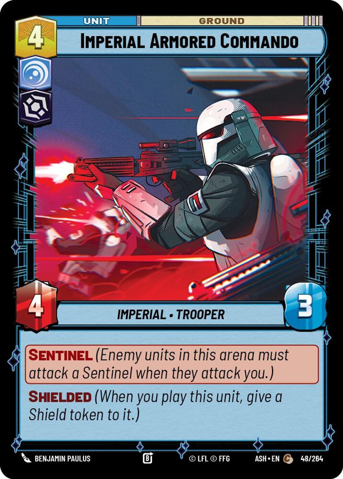 Imperial Armored Commando #048/264 from Ashes of the Empire