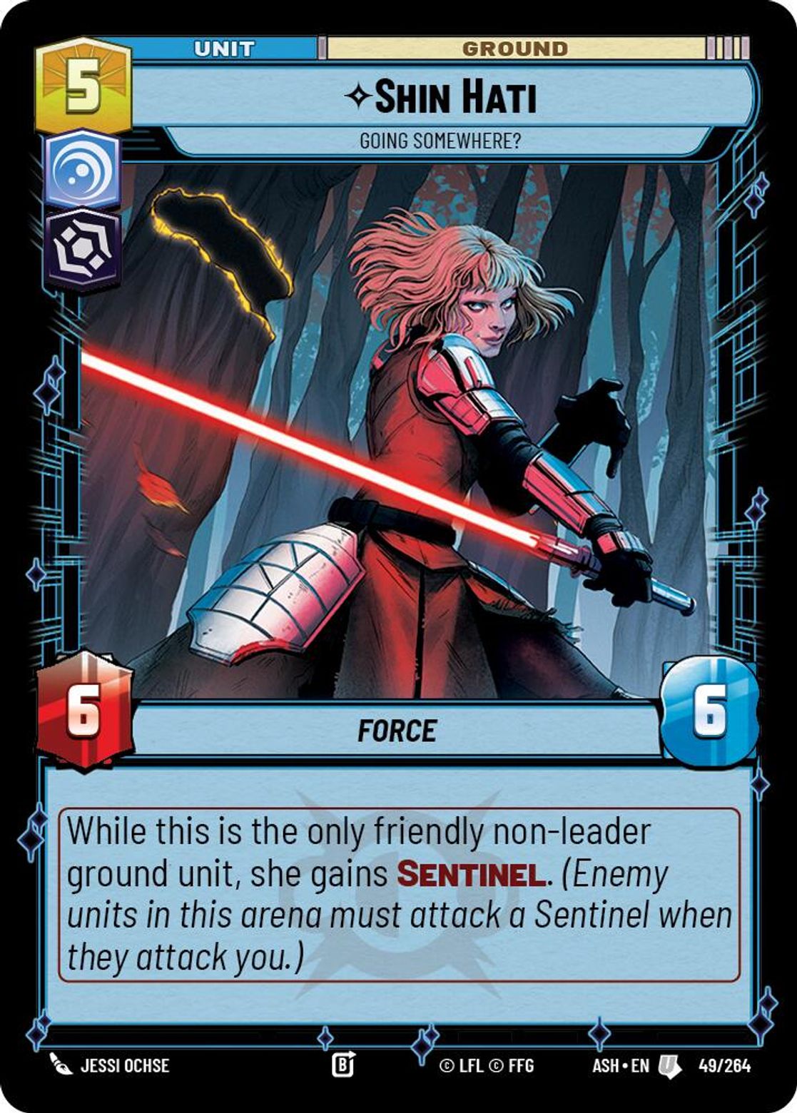 Shin Hati — Going Somewhere? #049/264 from Ashes of the Empire
