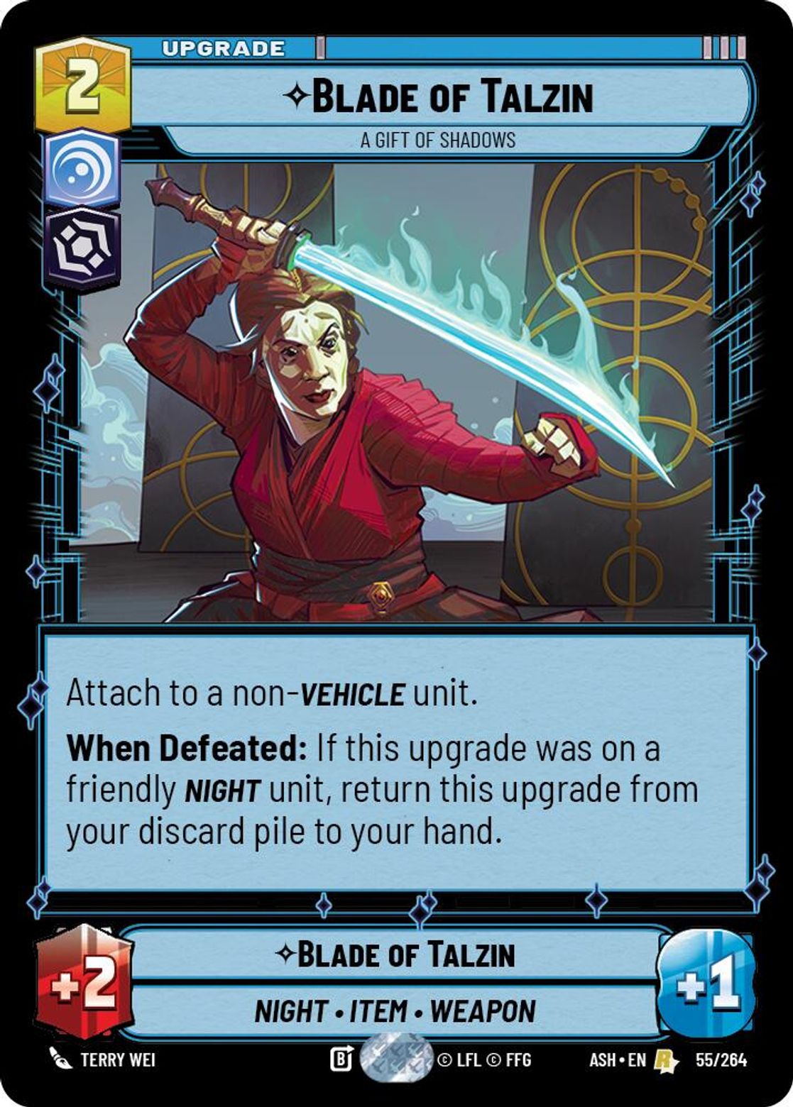 Blade of Talzin — A Gift of Shadows #055/264 from Ashes of the Empire