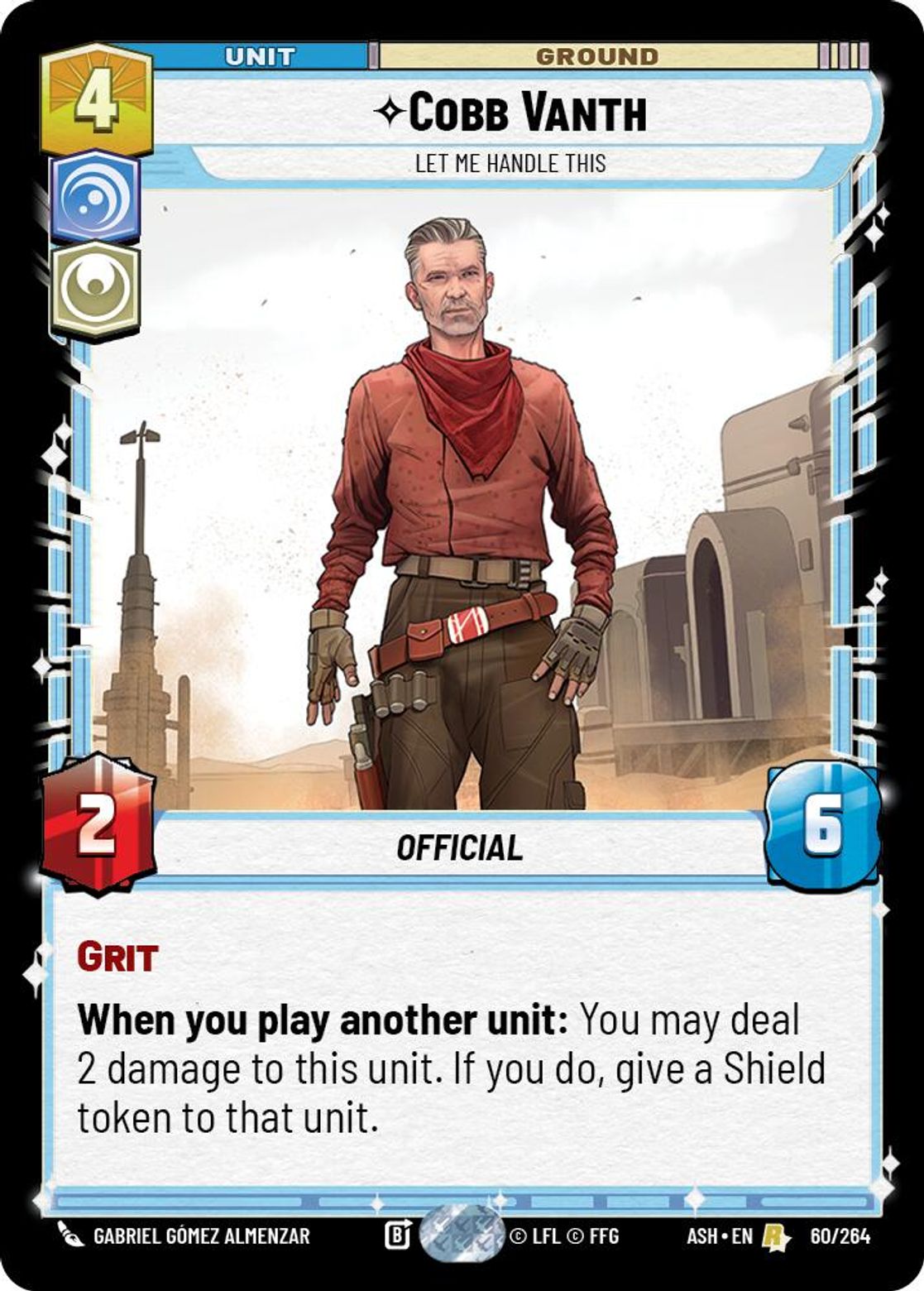 Cobb Vanth — Let Me Handle This #060/264 from Ashes of the Empire
