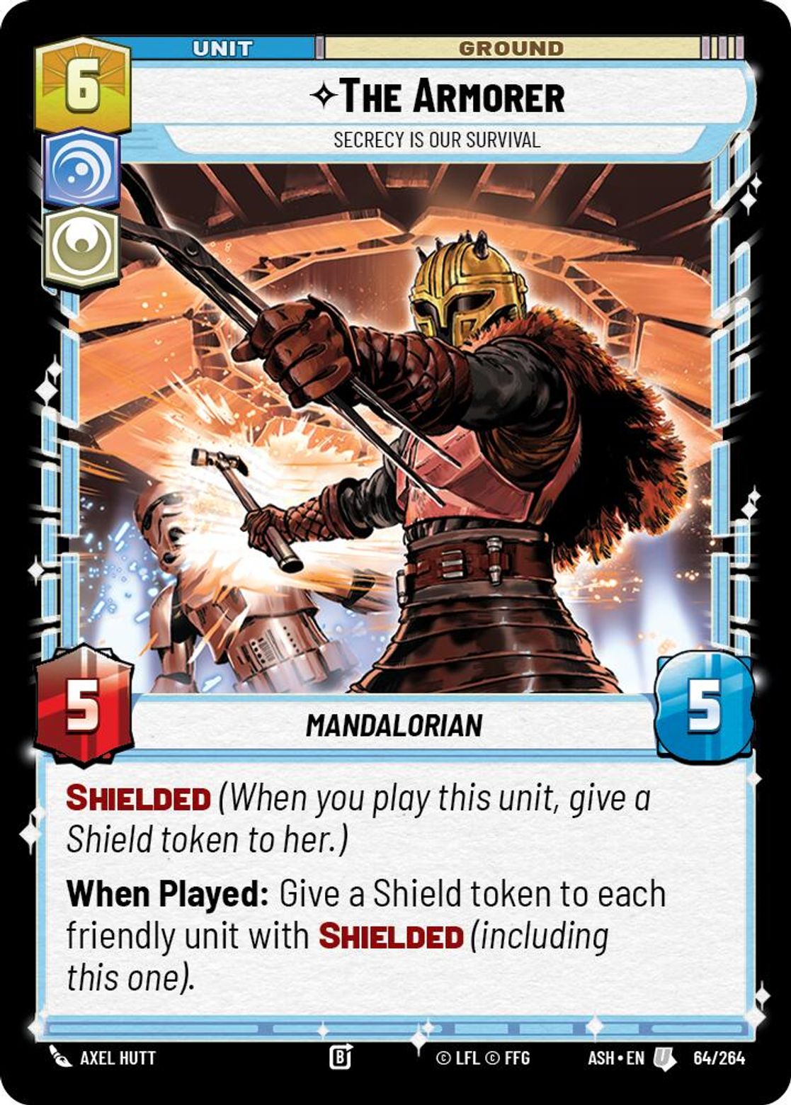 The Armorer — Secrecy is Our Survival #064/264 from Ashes of the Empire