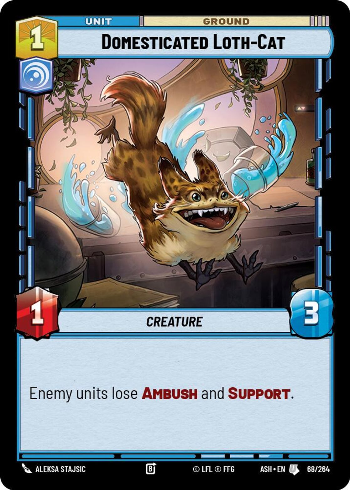 Domesticated Loth-Cat #068/264 from Ashes of the Empire