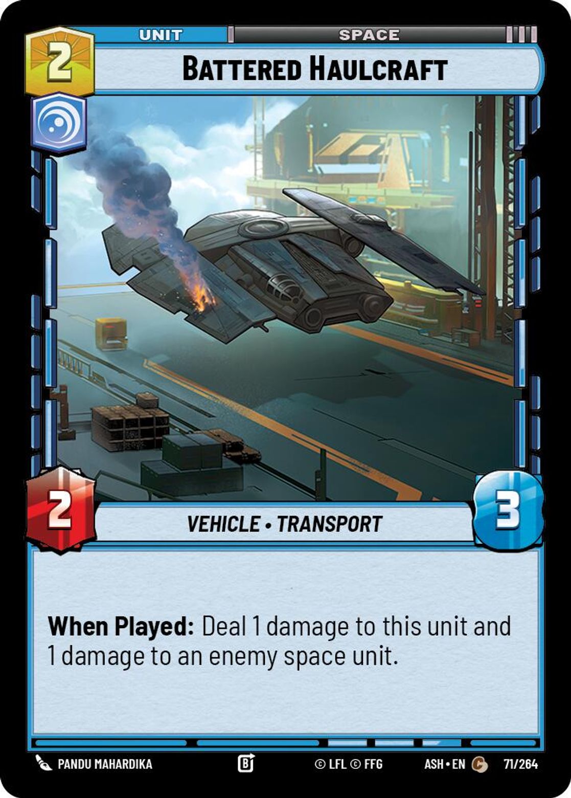 Battered Haulcraft #071/264 from Ashes of the Empire
