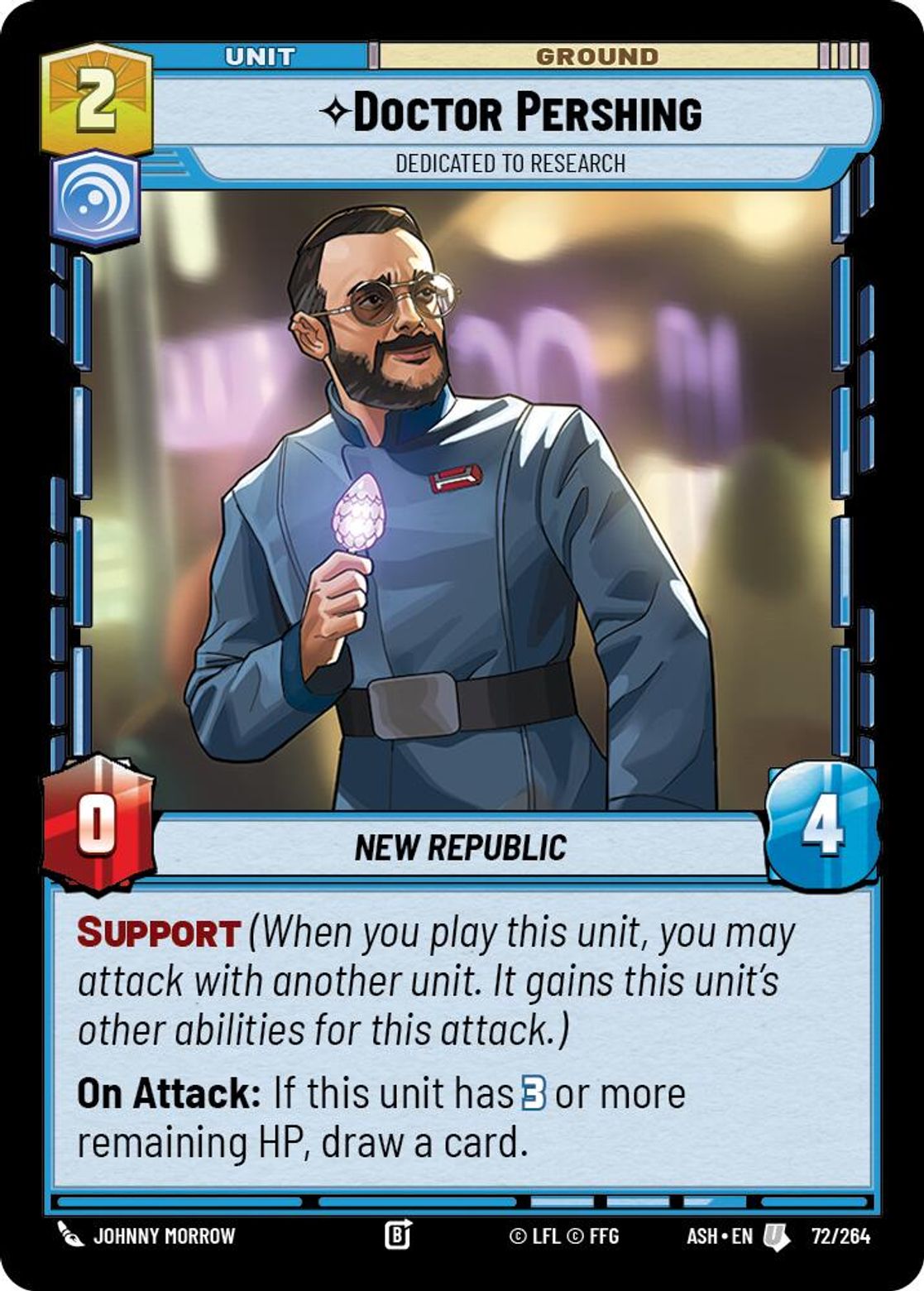 Doctor Pershing — Dedicated to Research #072/264 from Ashes of the Empire