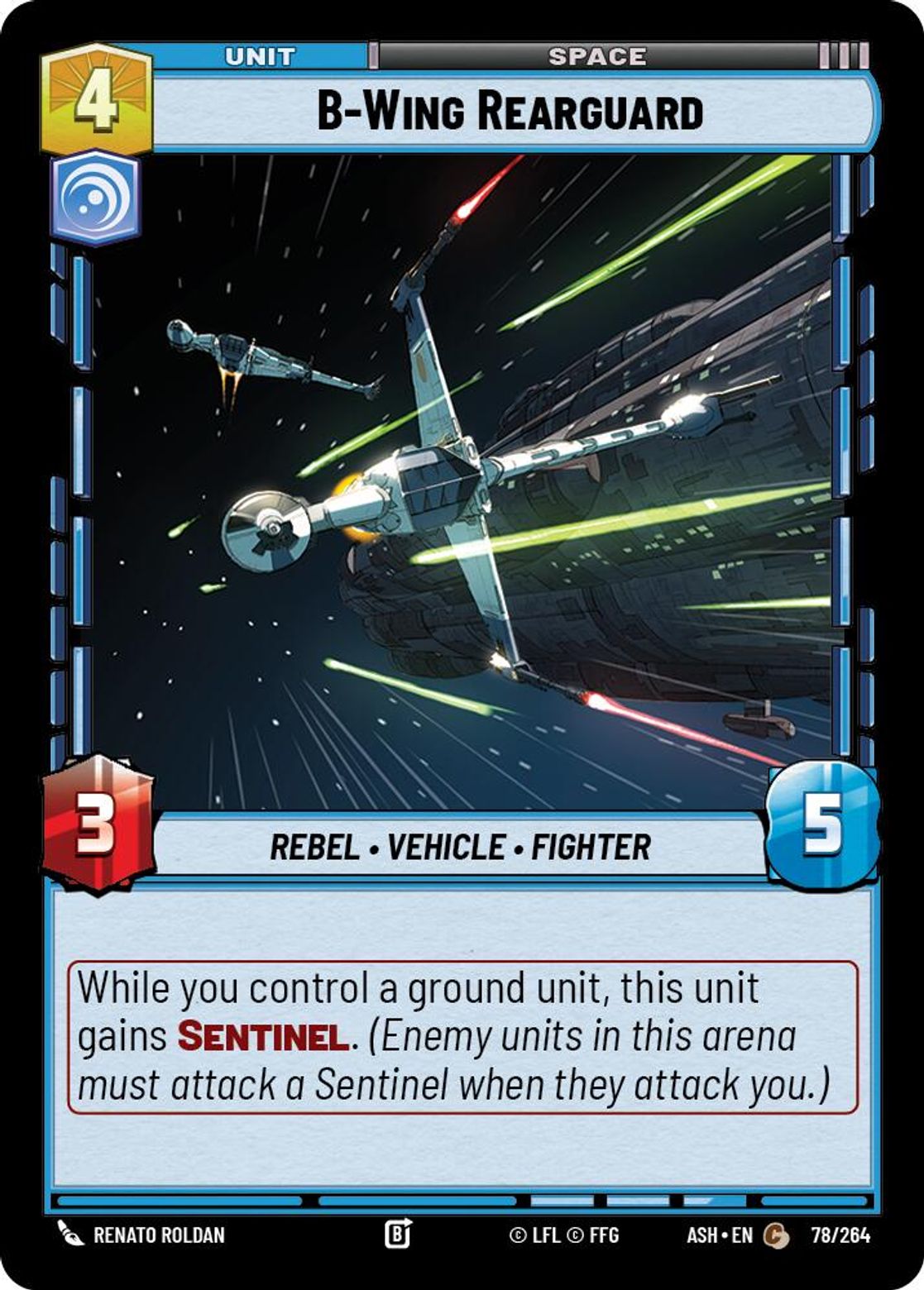 B-Wing Rearguard #078/264 from Ashes of the Empire